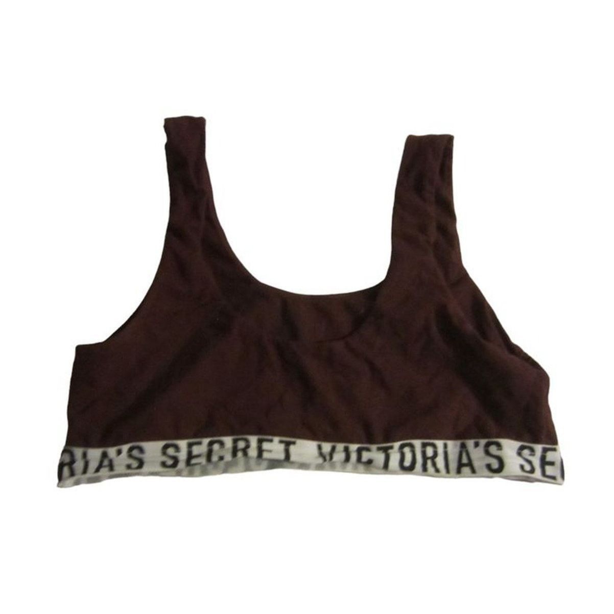 Victoria's Secret Maroon Logo Band Bralette Victoria’s Secret Soft Cotton Size ONE SIZE - 8 Thumbnail
