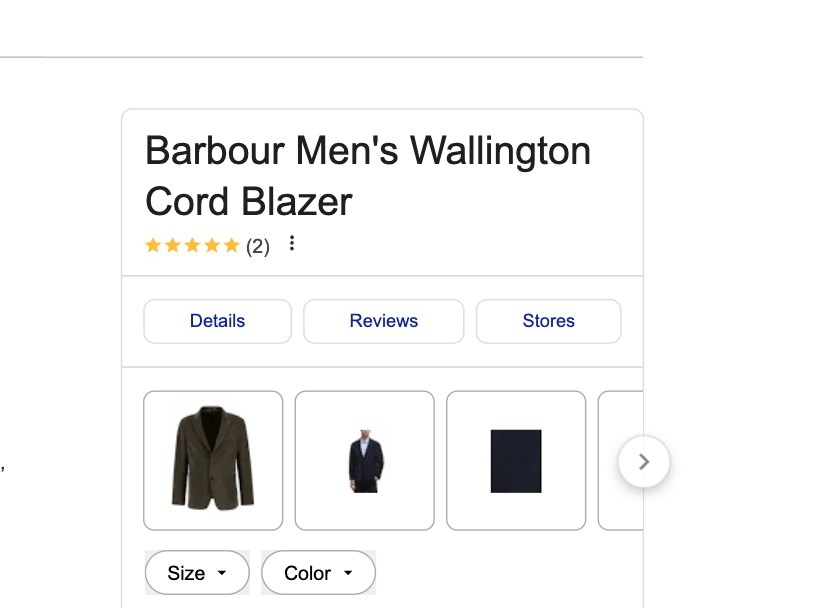 Barbour Barbour Wallington Cord Blazer Size 38R - 3 Thumbnail