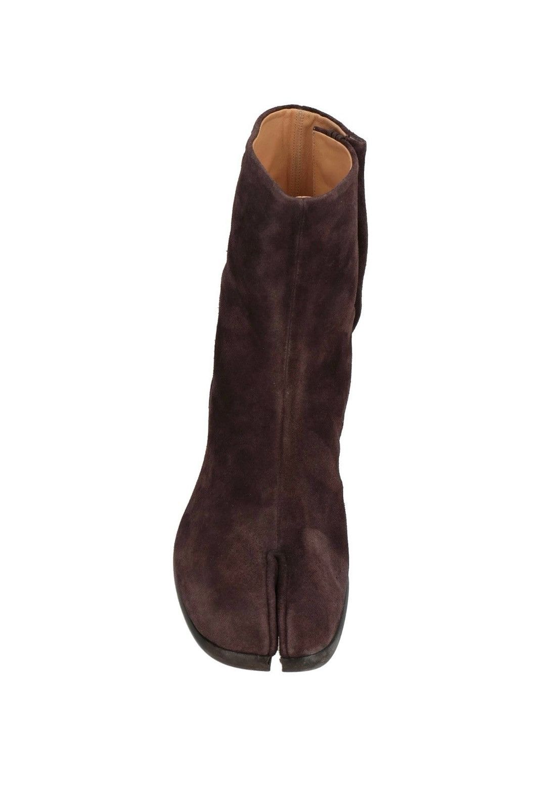Maison Margiela Suede Brown Tabi Ankle Boots Size US 7 / EU 40 - 4 Thumbnail