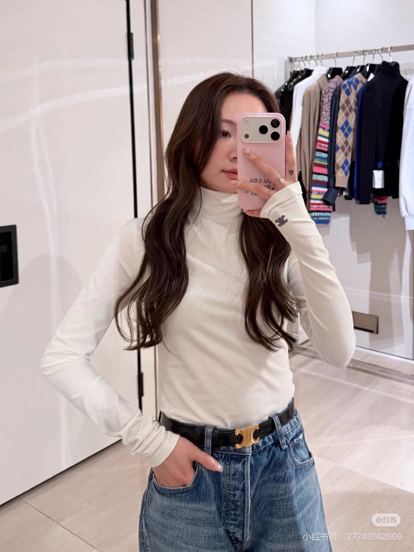 Celine Celine 26SS Arc de Triomphe Turtleneck Longsleeve Tee XS New Size XS / US 0-2 / IT 36-38 - 9 Thumbnail