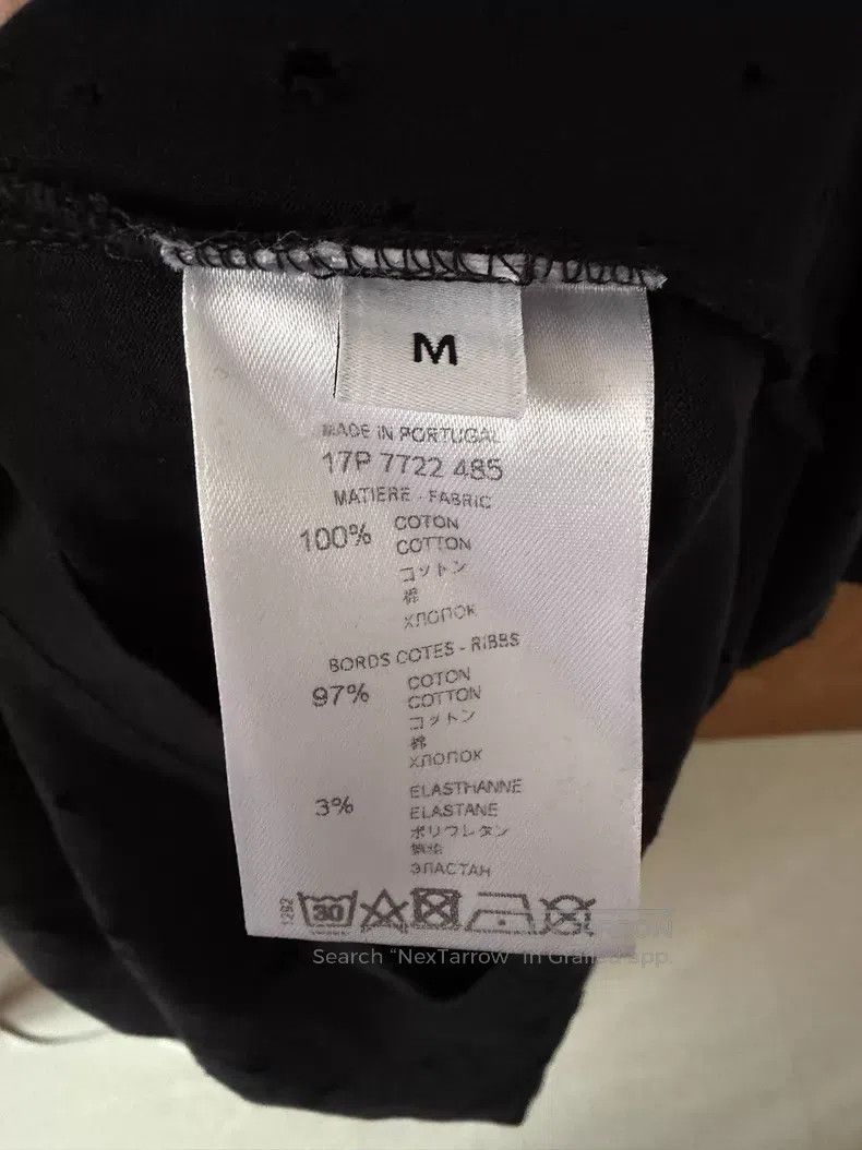 Givenchy Givenchy Black Logo Ripped T-Shirt Size US M / EU 48-50 / 2 - 4 Thumbnail