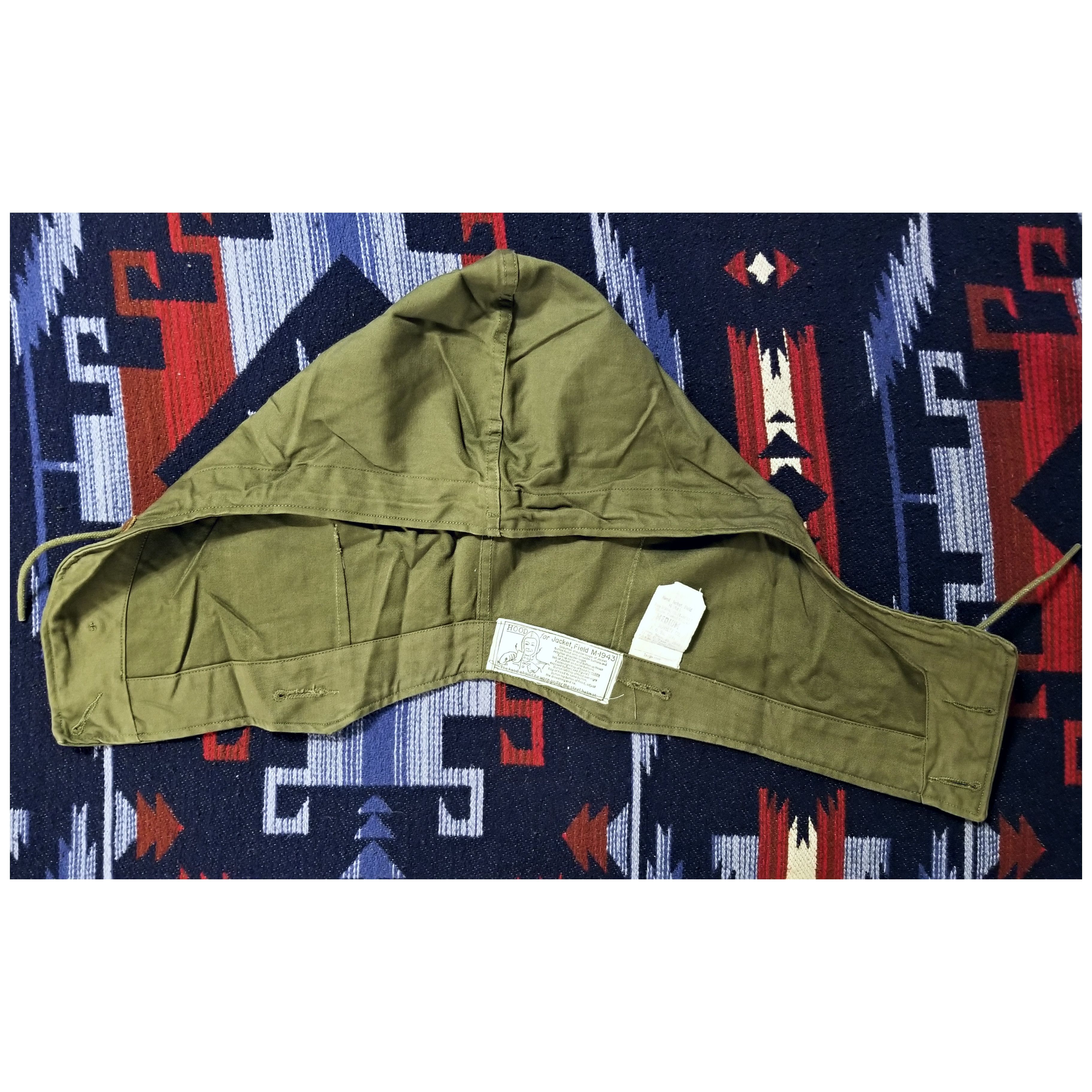 Other VINTAGE U.S. MILITARY M43 DETACHABLE HOOD- SIZE MEDIUM Size US M / EU 48-50 / 2 - 2 Thumbnail