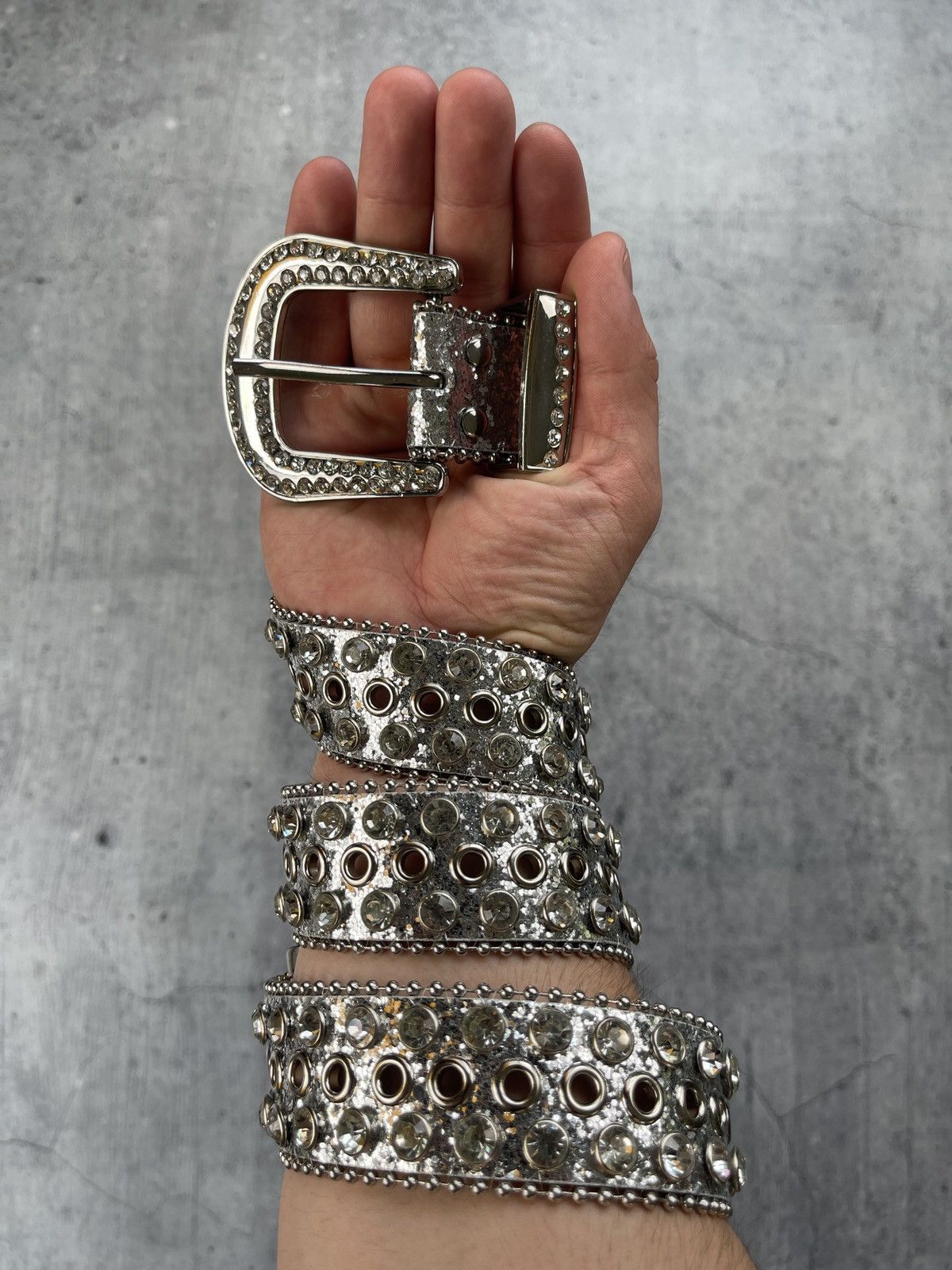 Japanese Brand B. B. Simon Style Vintage 90s Japanese opium Rock Y2K belt Size ONE SIZE - 1 Thumbnail