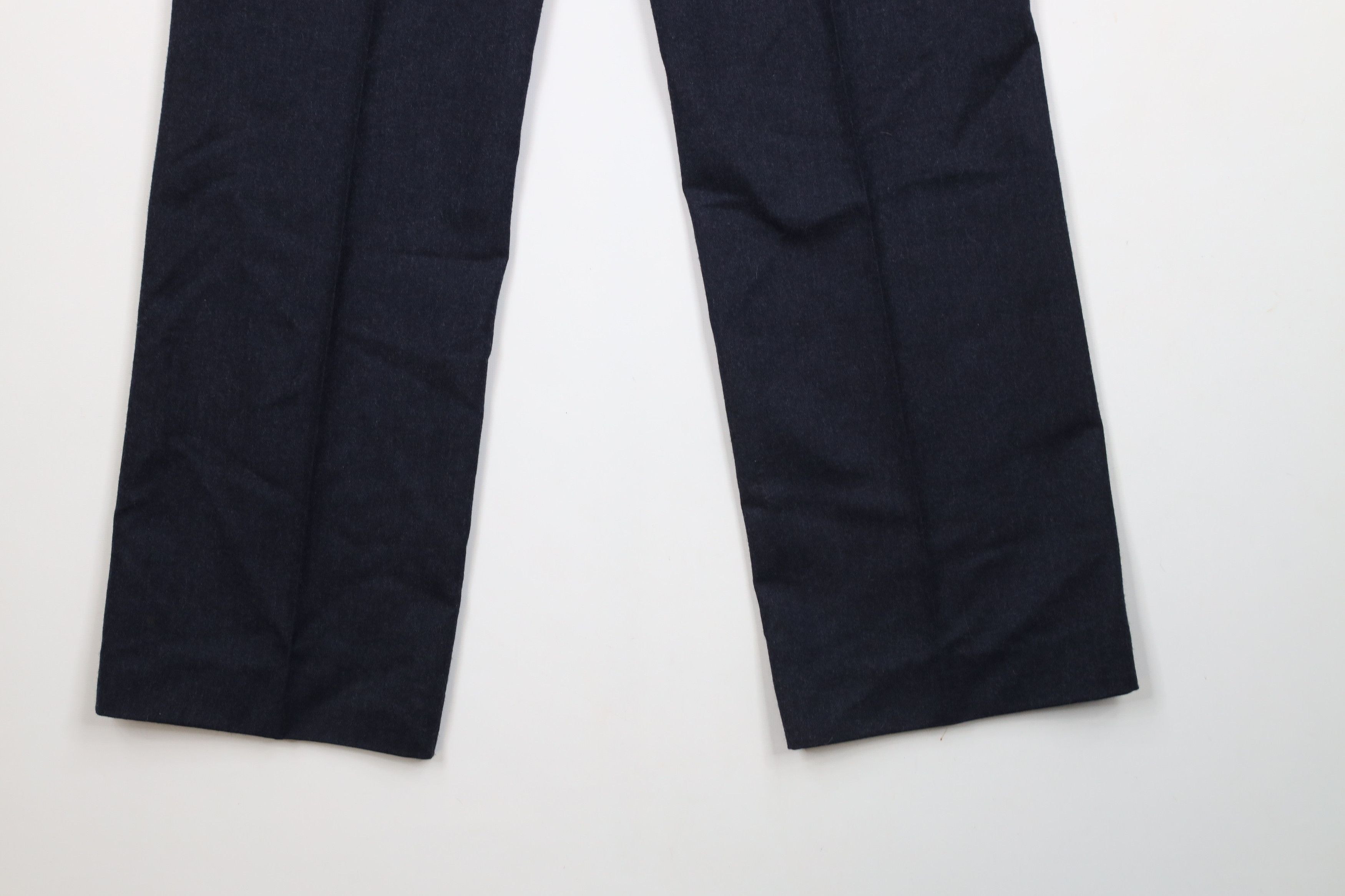 Vintage Vintage 90s Streetwear Wool Wide Leg Chino Pants Blue USA Size US 32 / EU 48 - 14 Thumbnail