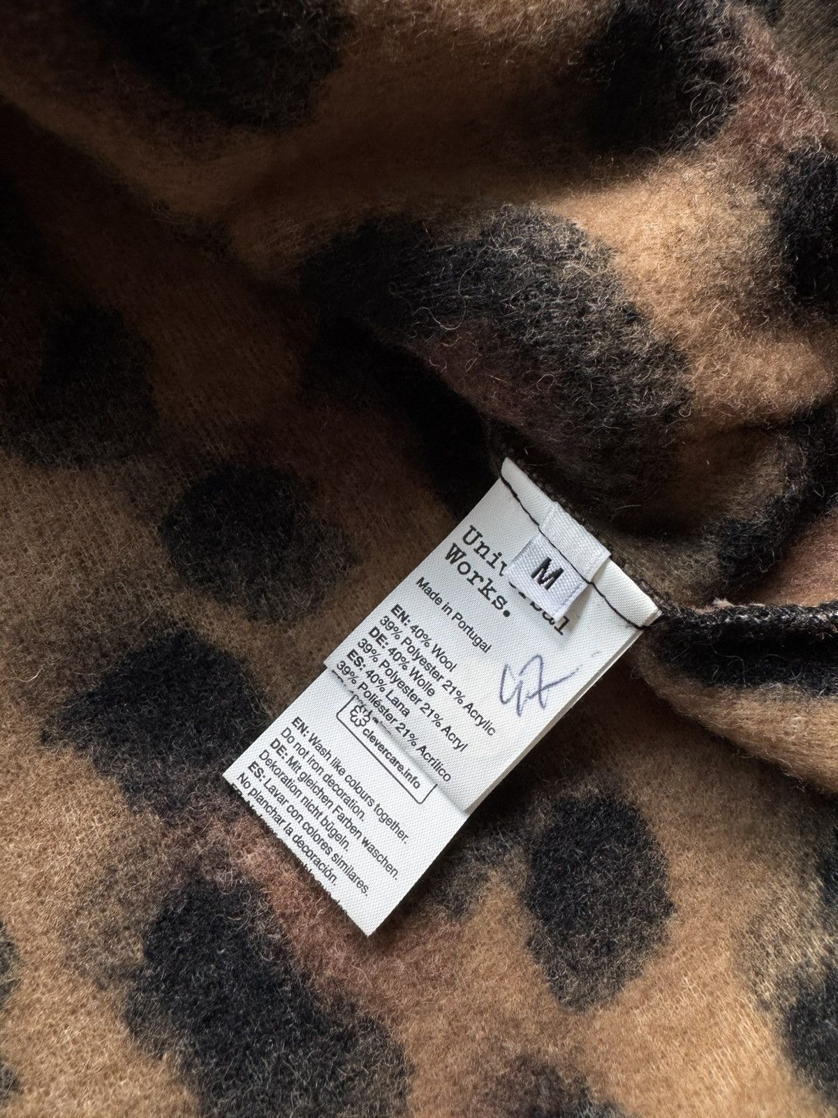 Universal Works Universal Works Leopard wool Gilet Size M Size US M / EU 48-50 / 2 - 5 Thumbnail