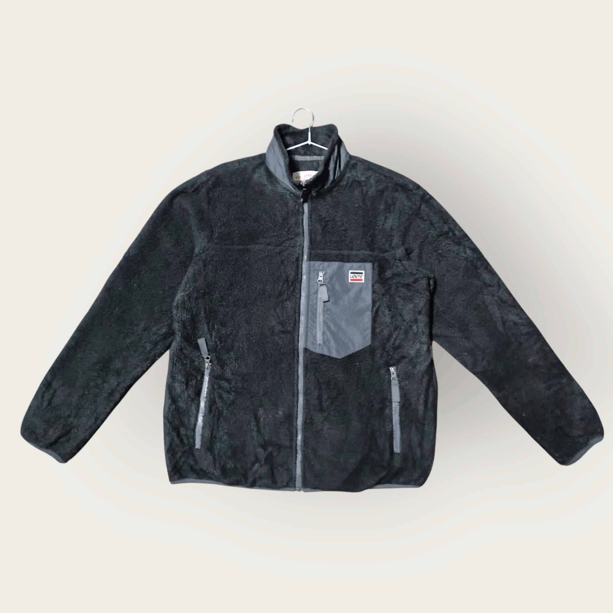 Levi's × Vintage Vtg Levi's Fleece Jacket - 0014 Size US L / EU 52-54 / 3 - 1 Thumbnail