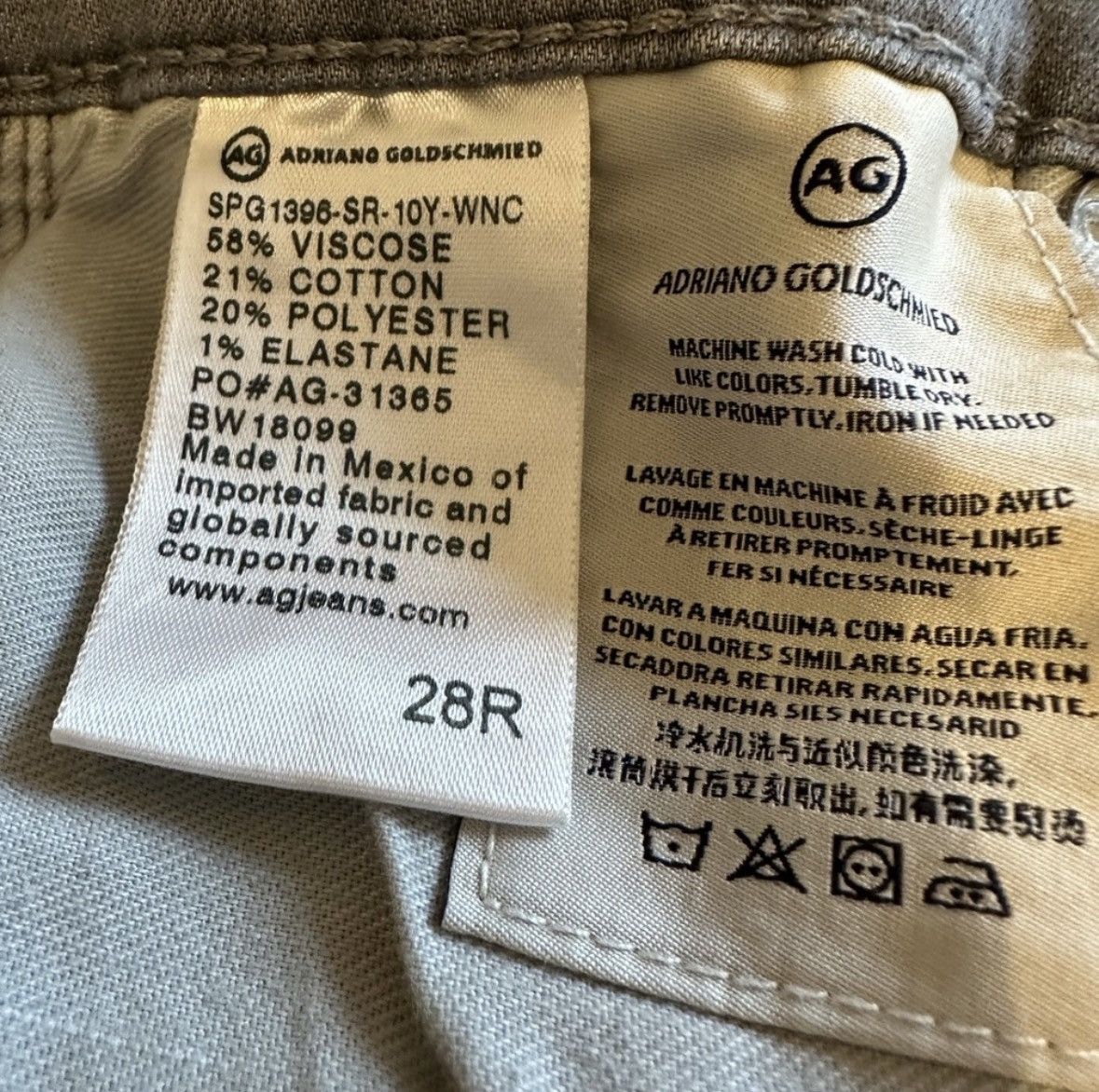 AG Adriano Goldschmied AG - ED Denim The Farrah Skinny Crop High Rise 28 Size 28" / US 6 / IT 42 - 7 Thumbnail