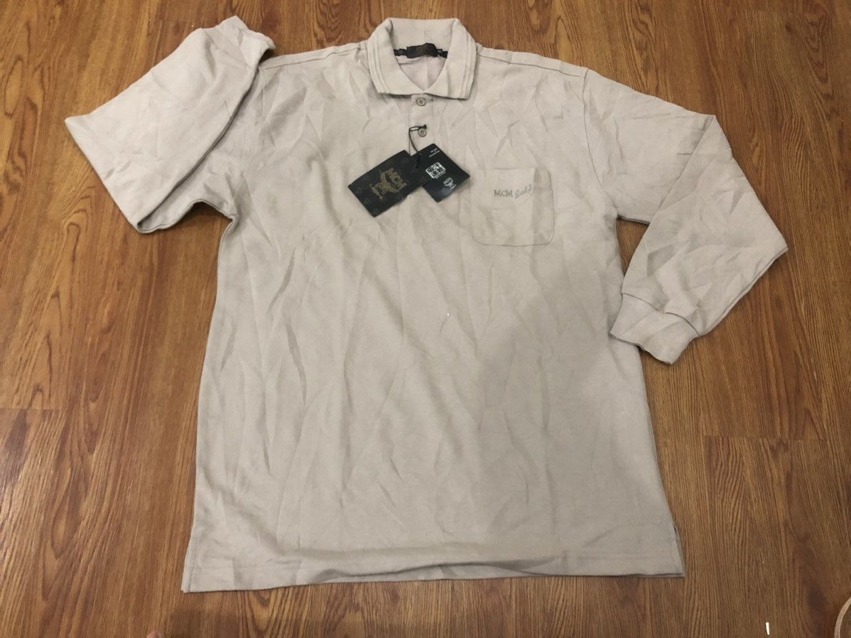 Designer × MCM MCM LEGERE GOLF LONG SHIRT POCKET TEE Size US L / EU 52-54 / 3 - 1 Thumbnail