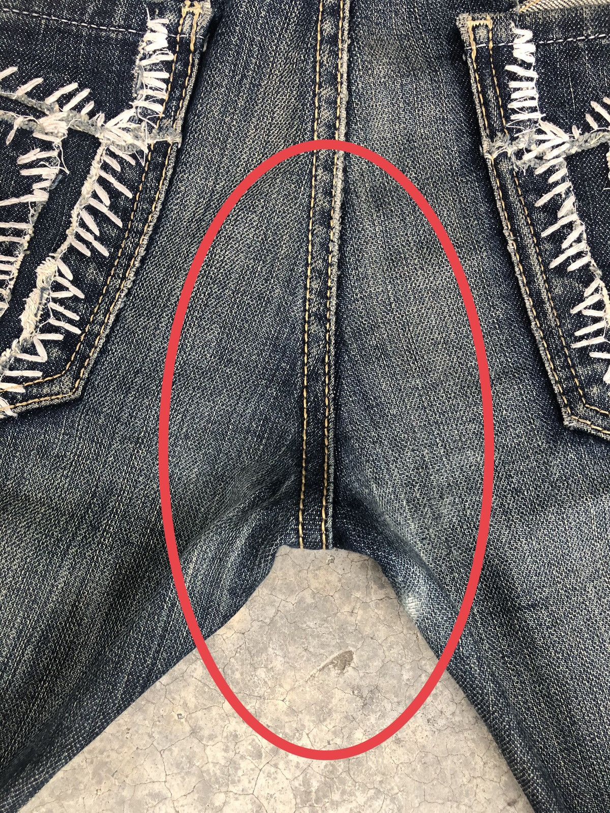 If Six Was Nine Taverniti Flared Jeans Mudwash Distressed Jeans Size US 33 - 18 Thumbnail