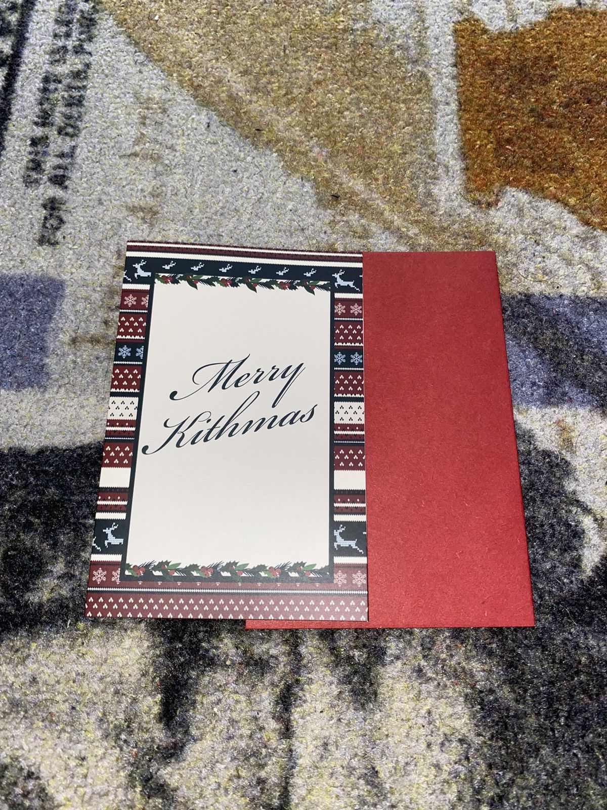 Kith KITH KITHMAS HOLIDAY CARD (WITH ENVELOPE) Size ONE SIZE - 1 Thumbnail