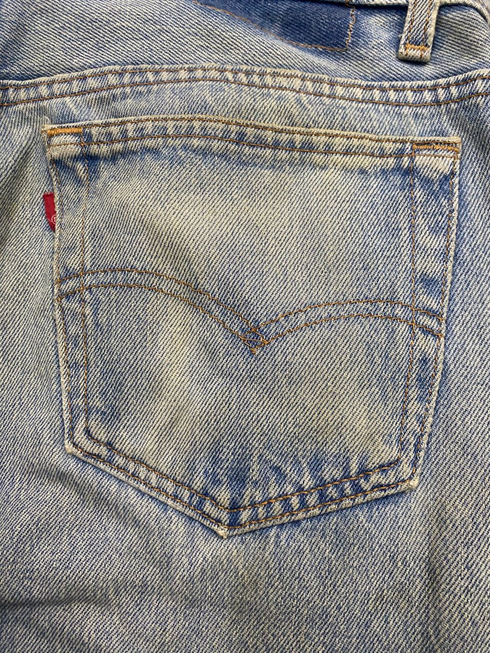Levi's Vintage 90s Levis 501 Distressed denim Kurt Cobain Style Size US 33 - 13 Thumbnail