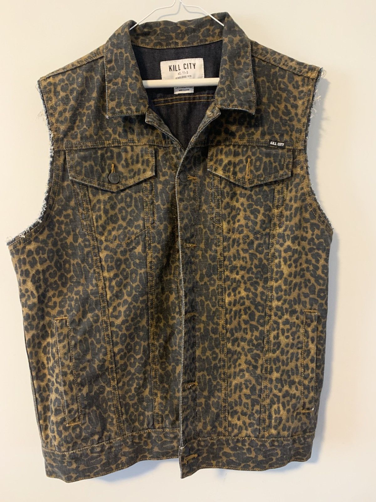 Kill City VINTAGE DENIM VEST - LIGHTLY USED Size US XL / EU 56 / 4 - 1 Thumbnail