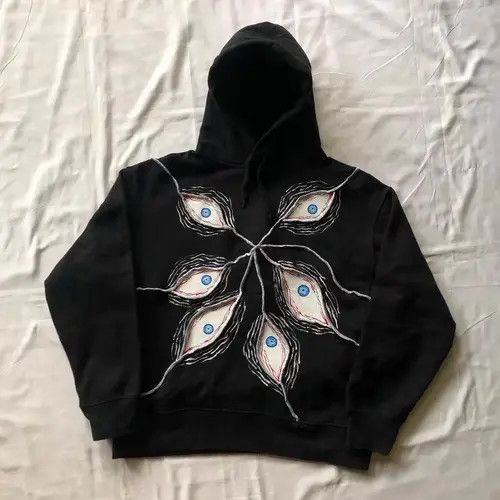 Japanese Brand Mayuko x Hoshi Vintage Gothic Hip Hop Loose Hoodie Size US L / EU 52-54 / 3 - 1 Thumbnail