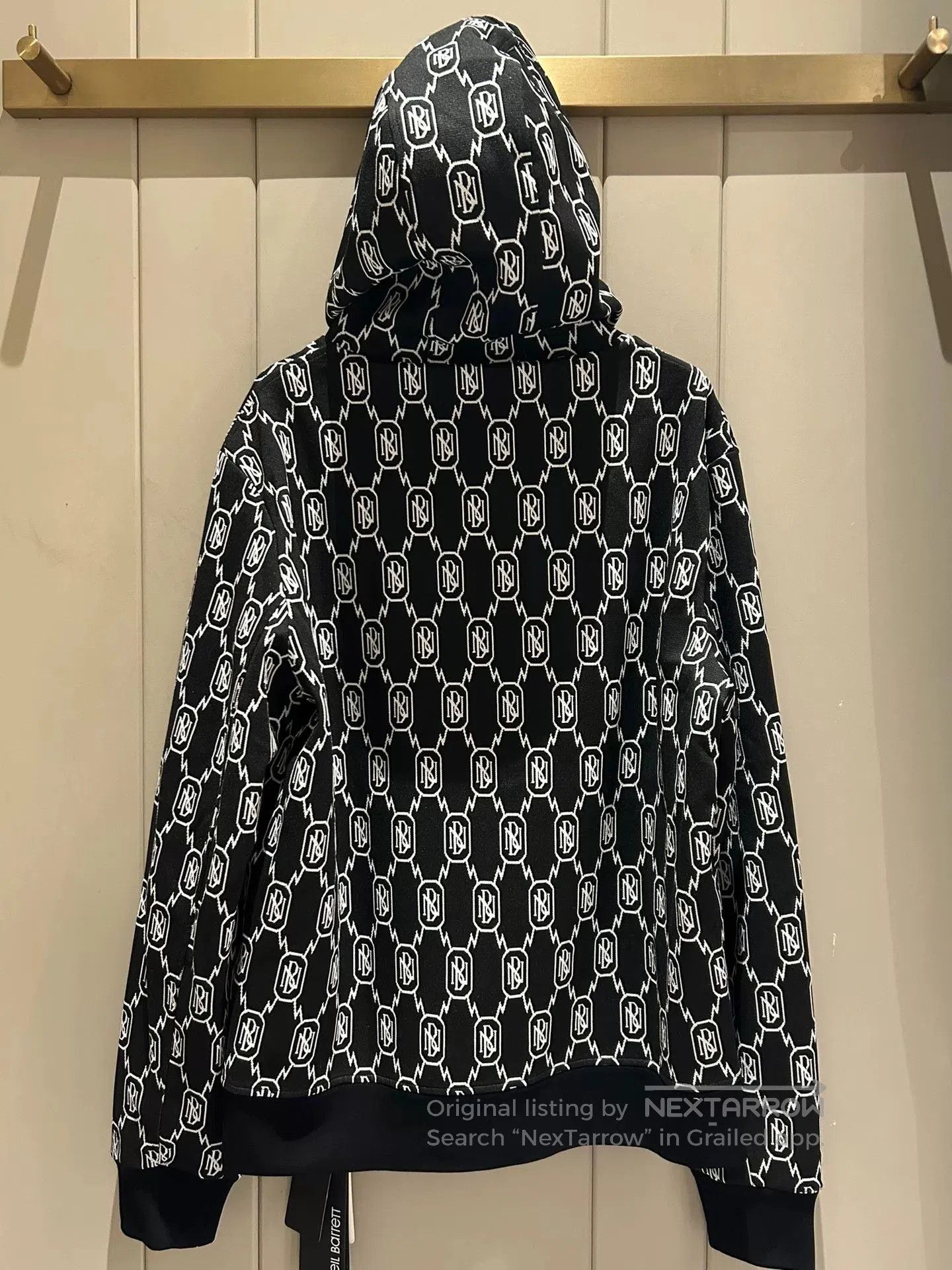 Neil Barrett Neil Barrett Zip Hoodie Full Logo. Size US M / EU 48-50 / 2 - 2 Thumbnail