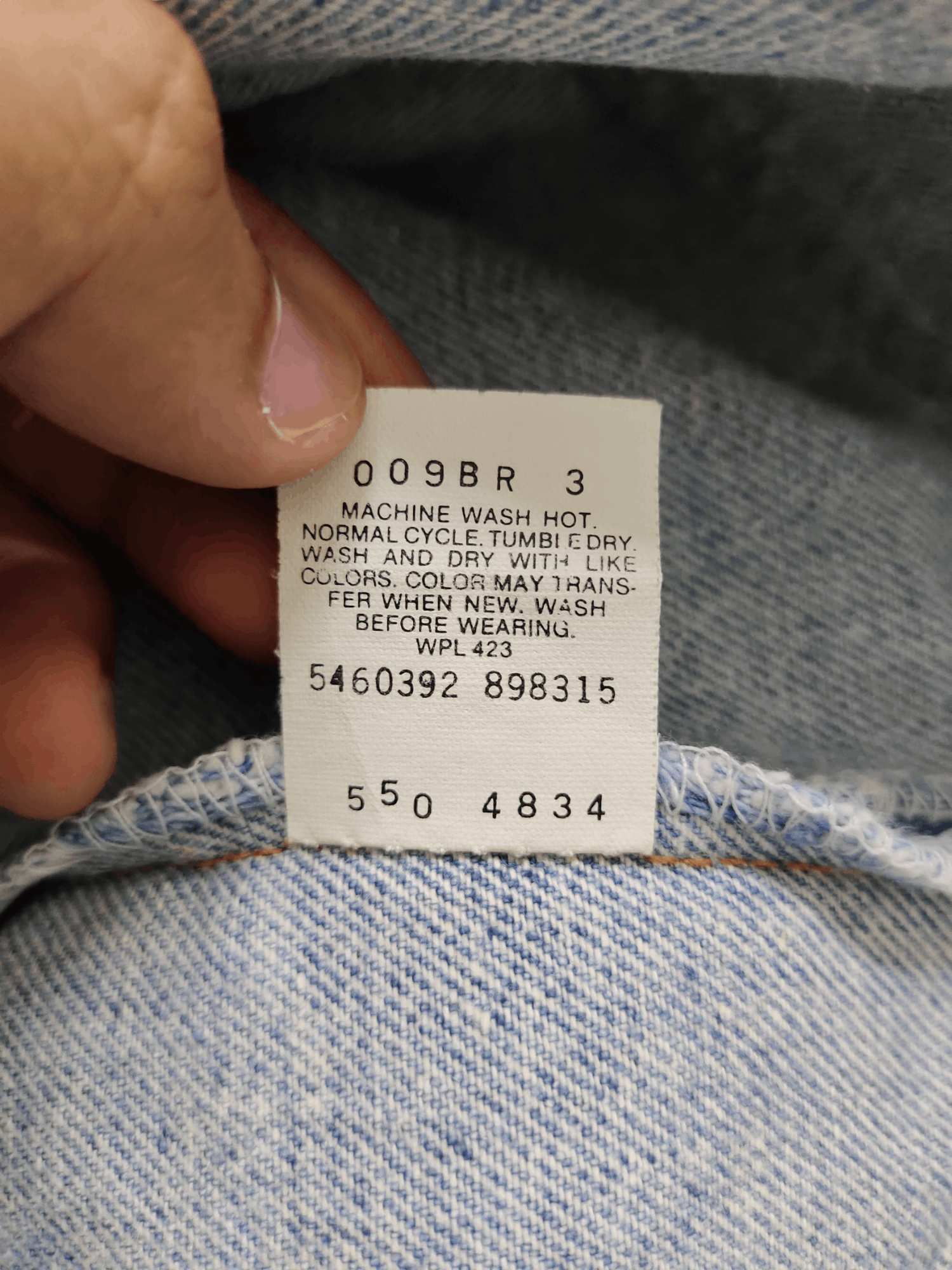 Levi's Vintage 90s Levi's 550 Sand Light Wash Denim Jeans Size US 31 - 20 Thumbnail