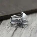 VIBE Adjustable bow and arrow ring in Sterling Silver 925 Size ONE SIZE - 2 Thumbnail