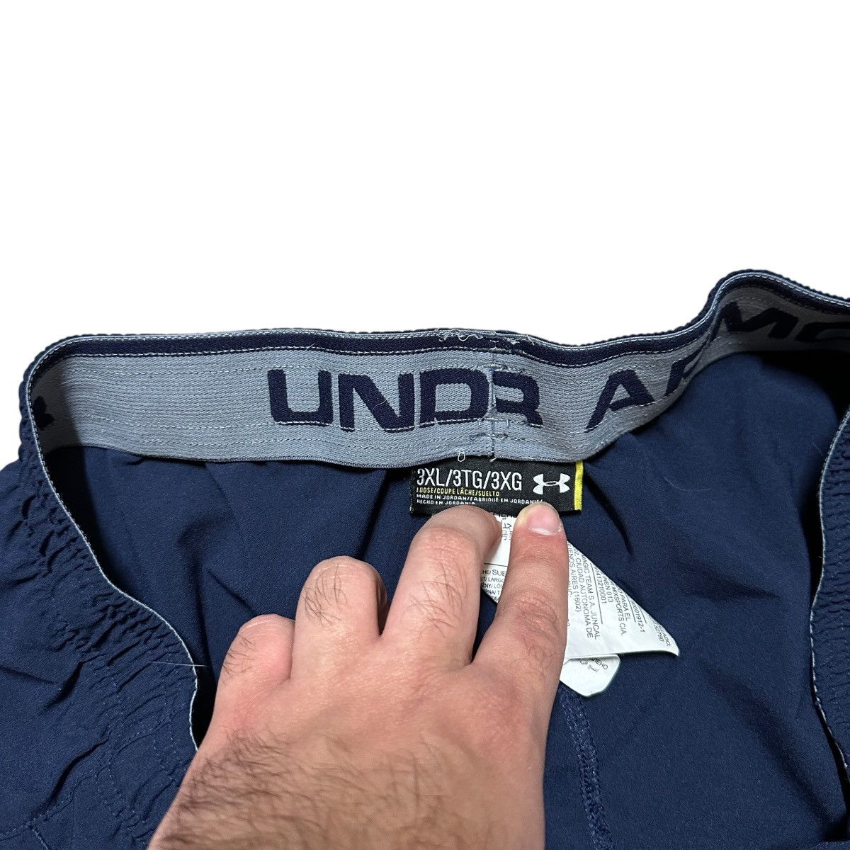 Under Armour Mens Y2K Under Armour Blue Athletic Shorts Size US 40 / EU 56 - 7 Thumbnail