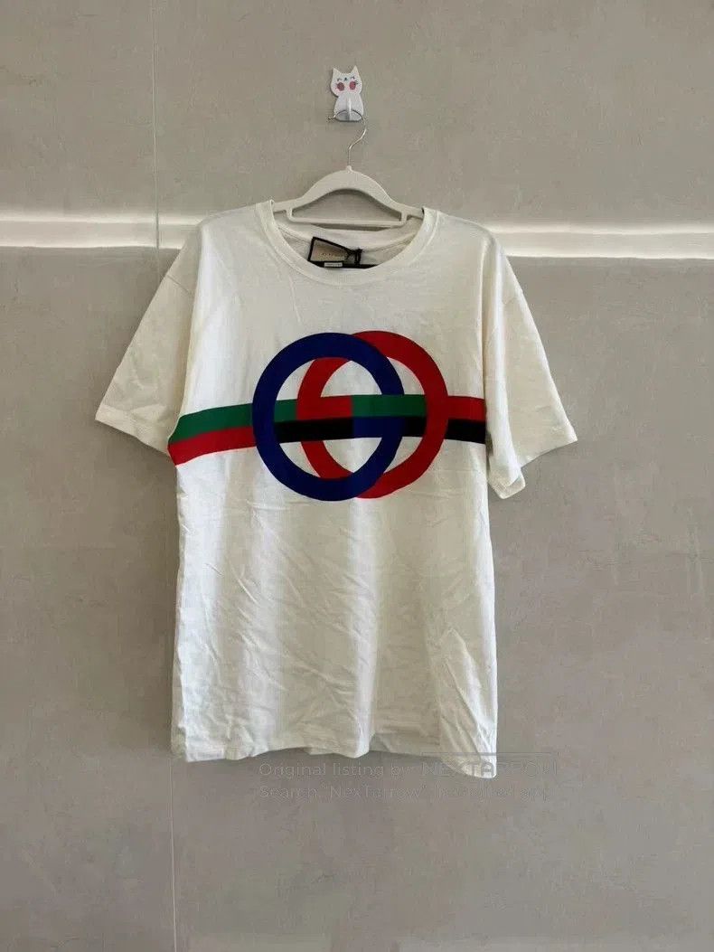 Gucci Gucci Double G Logo Short Sleeve T. Size US M / EU 48-50 / 2 - 1 Thumbnail