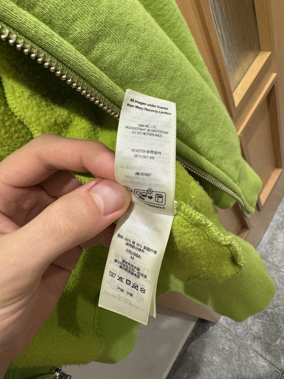 Supreme Supreme/Aphex Twin Zip Up Hooded Sweatshirt Size US M / EU 48-50 / 2 - 8 Thumbnail