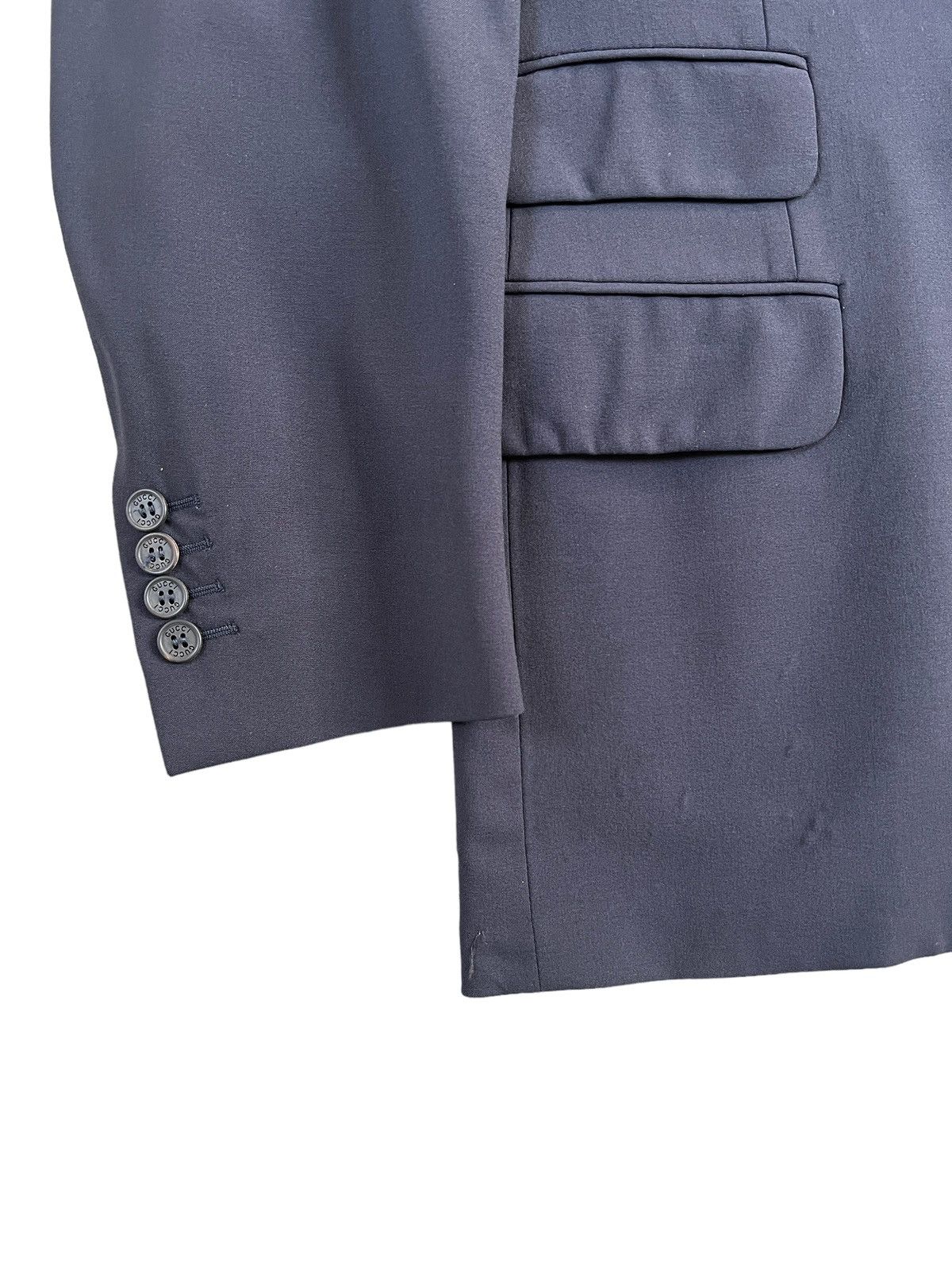 Gucci Gucci Navy Blazer Size 46R - 3 Thumbnail