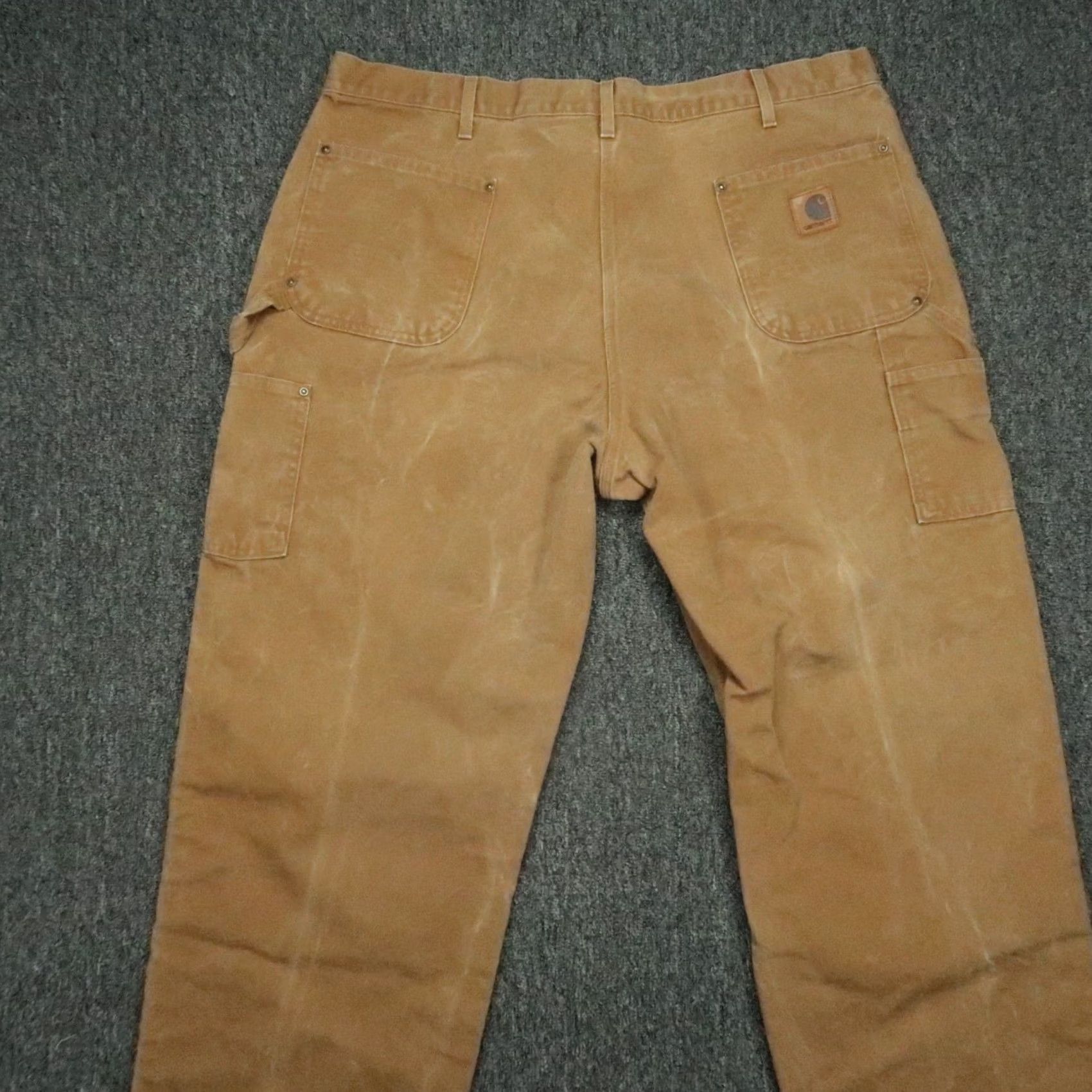Carhartt VINTAGE Carhartt Pants Men Brown 42x32 Double Knee Duck Loose Utility Workwear Size US 42 / EU 58 - 4 Thumbnail