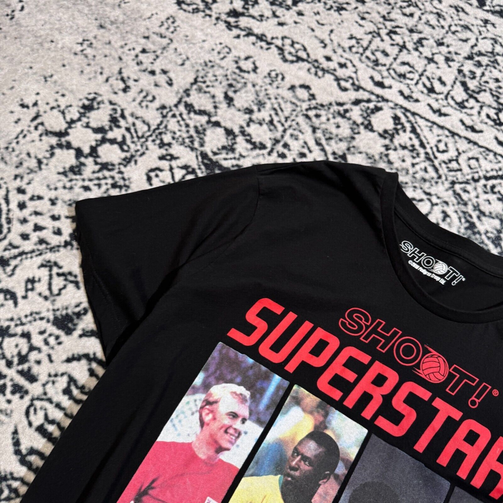 Vintage Vintage Black Cotton T-Shirt XL Soccer Football Jersey 90s Size US XL / EU 56 / 4 - 5 Thumbnail