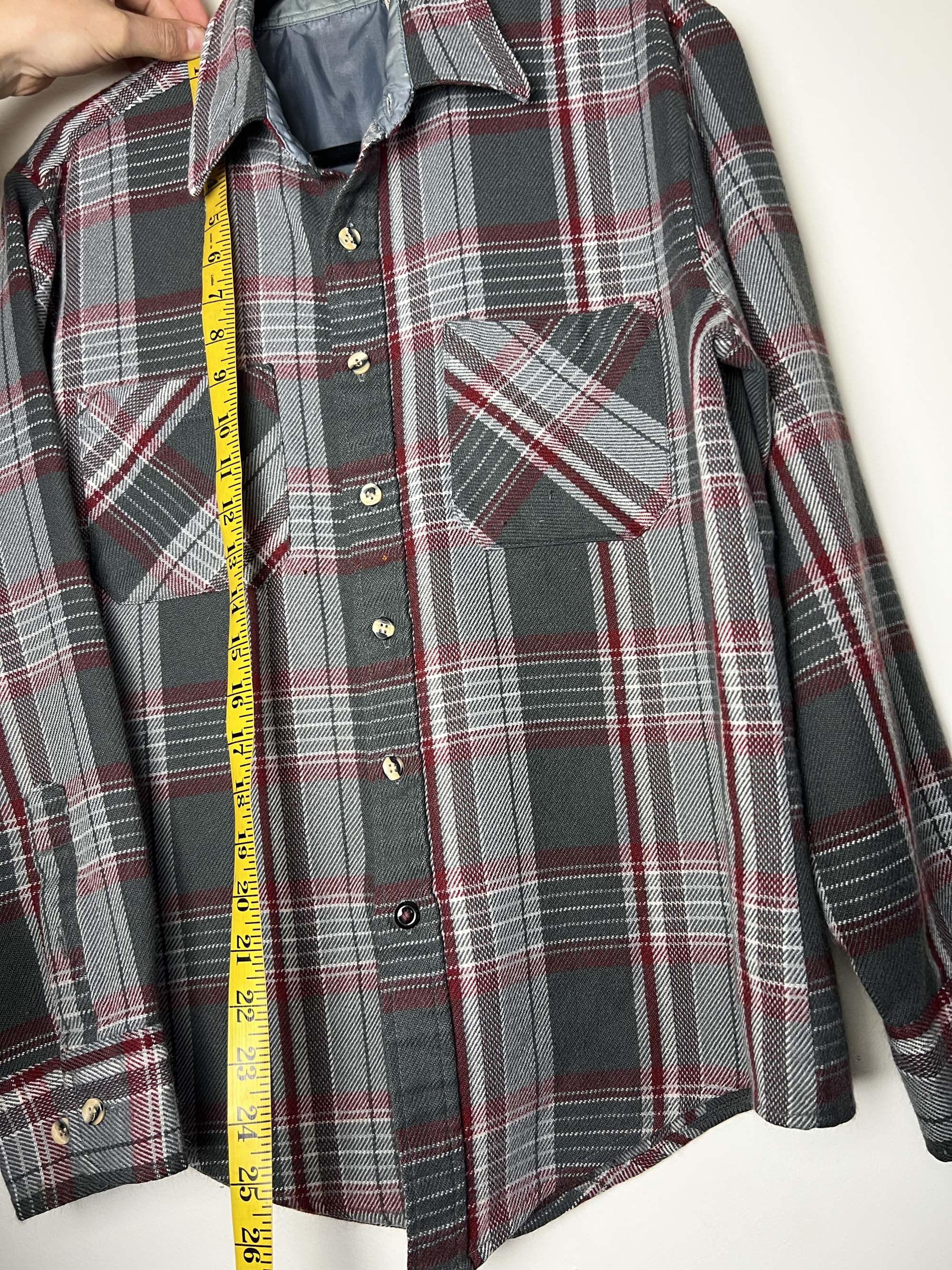 Vintage Vintage 1970's-1980's Sears Roebuck and Co. Style Flannel Size US L / EU 52-54 / 3 - 11 Thumbnail
