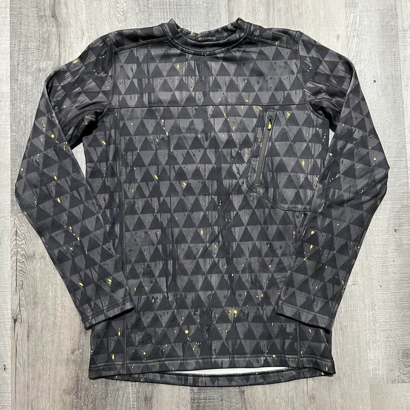 Burton Burton AK Mak Piston Crew Grey Ski Snowboard Chest Pocket S Size US S / EU 44-46 / 1 - 1 Thumbnail