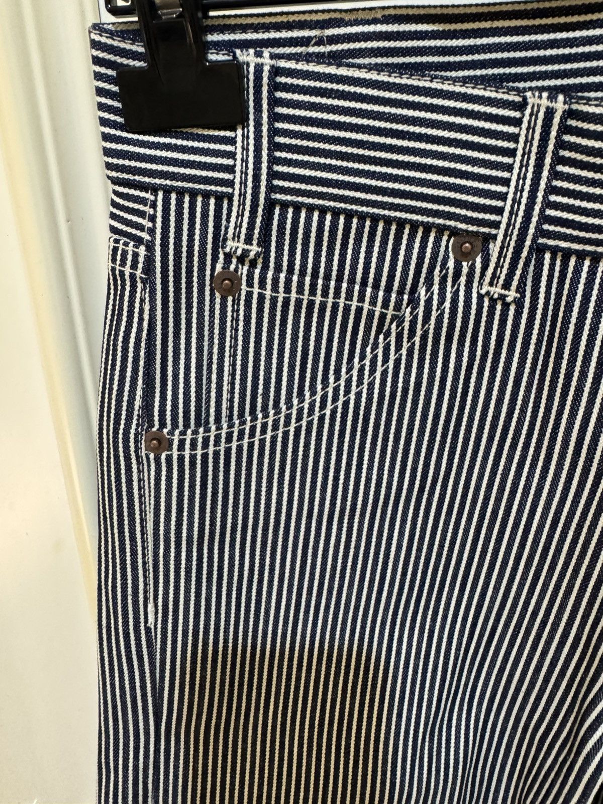 Celine Rare SS20 striped flared jeans Sz29 Size US 29 - 3 Thumbnail