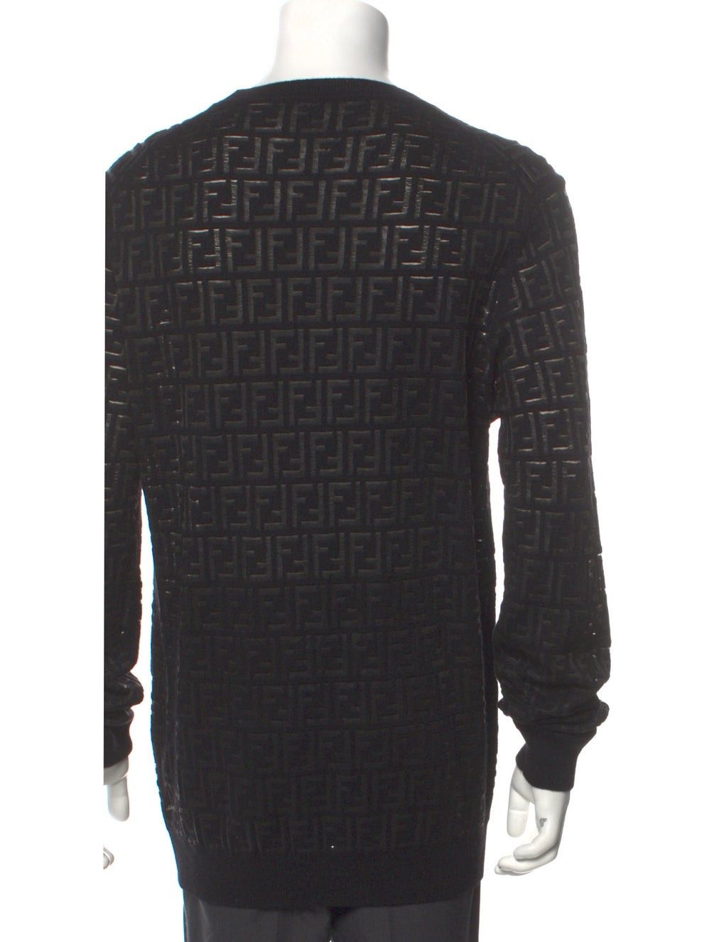 Fendi FENDI Zucca FF Logo Printed Pullover Size: XXL | US44, IT54 Size US XXL / EU 58 / 5 - 3 Thumbnail