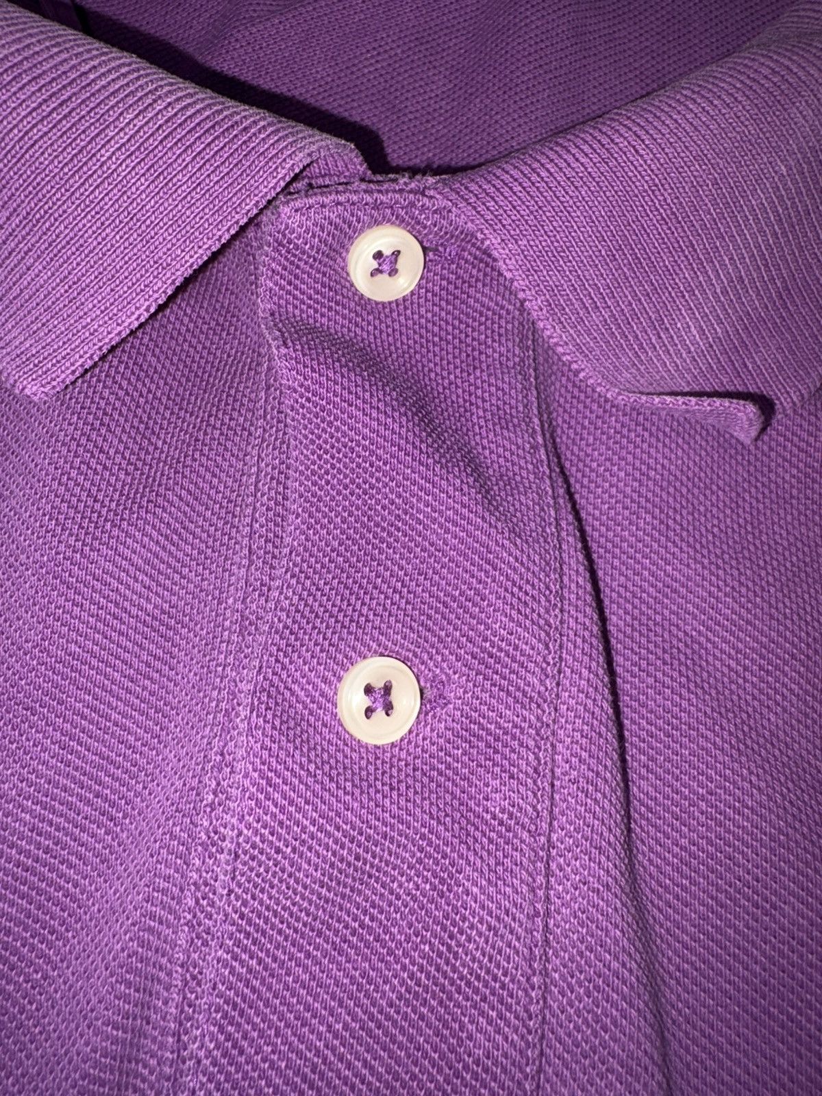 Polo Ralph Lauren Vintage Polo Ralph Lauren Purple Pique Polo Shirt - Size XL Size US XL / EU 56 / 4 - 3 Thumbnail