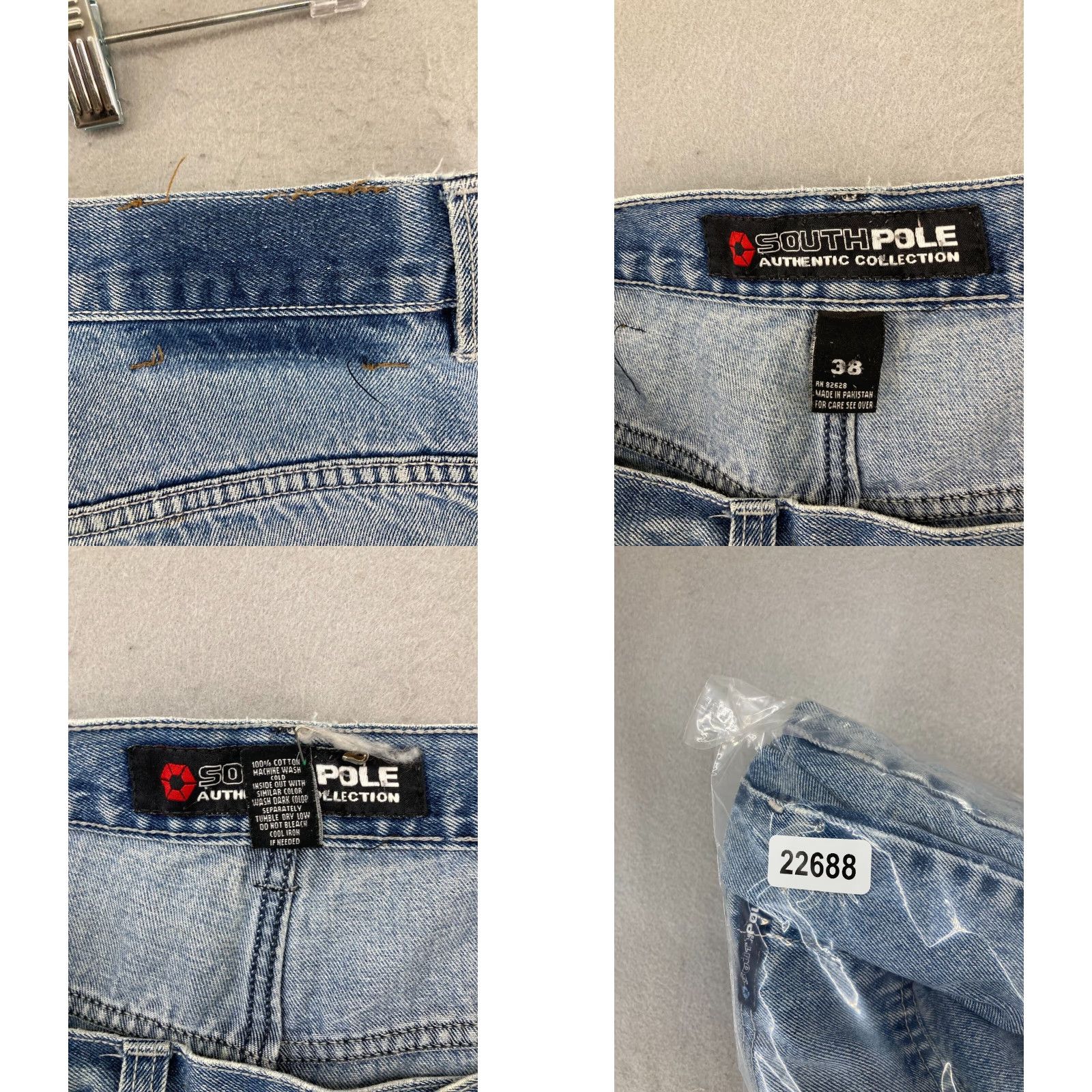 Southpole Southpole Denim Shorts Men 90s Relaxed Fit 38 Blue Casual 5-Pocket Cotton Denim Shorts Size US 38 / EU 54 - 8 Thumbnail