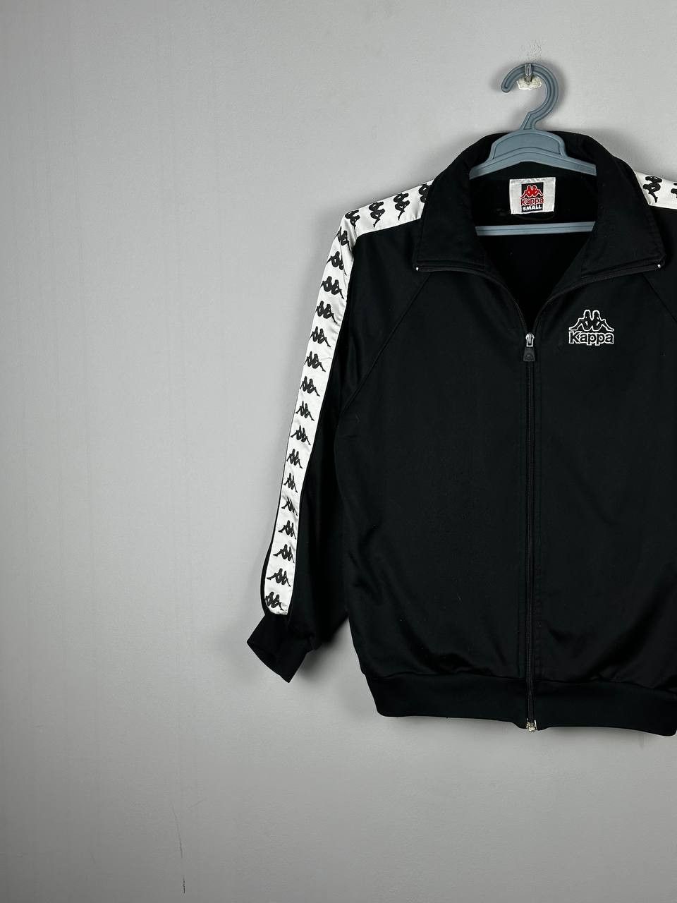 Kappa Vintage Y2K Kappa Black Lampas Track Jacket Size US S / EU 44-46 / 1 - 2 Thumbnail