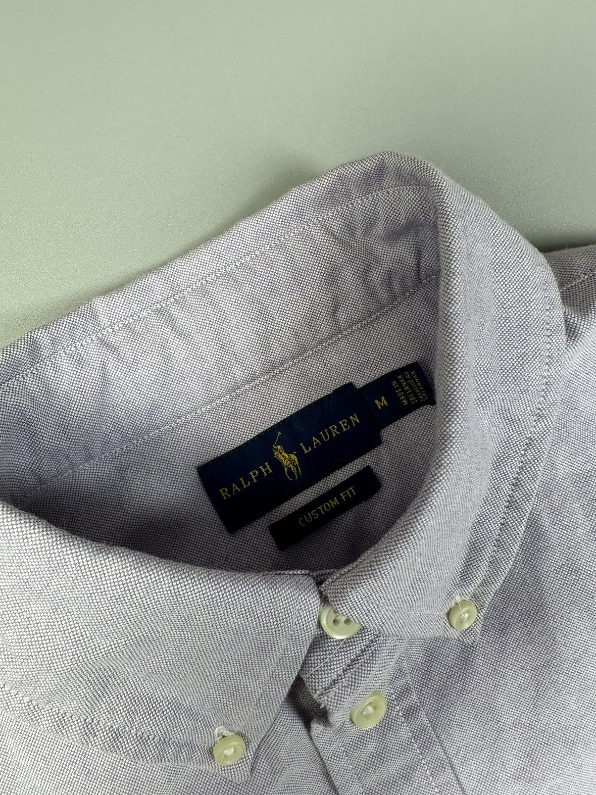Polo Ralph Lauren Unisex Violet fitted button up shirt polo Ralph Lauren Size M / US 6-8 / IT 42-44 - 4 Thumbnail