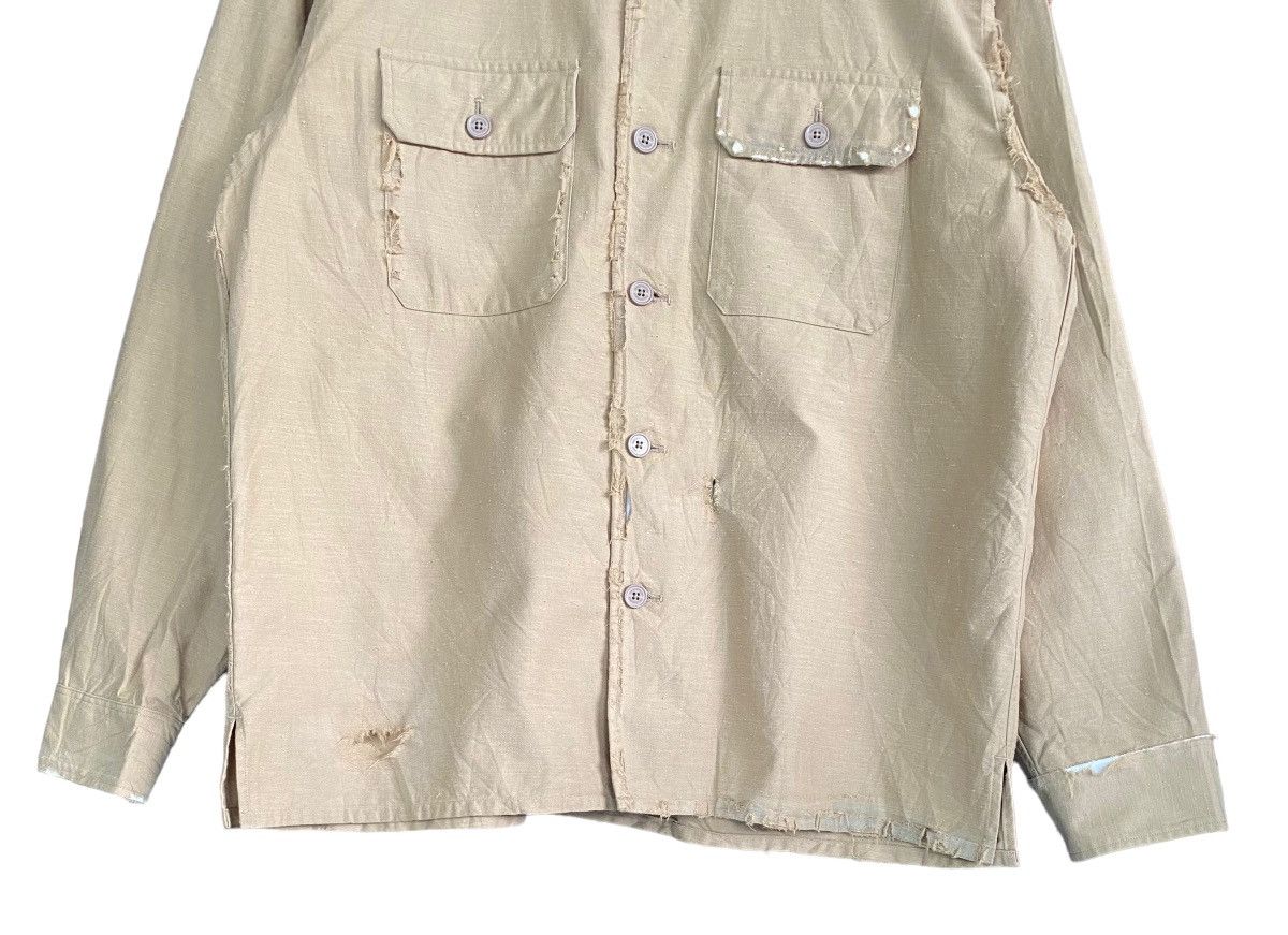 Mackintosh Mackintosh Philosophy Distressed Design Button Shirt Size US M / EU 48-50 / 2 - 8 Thumbnail
