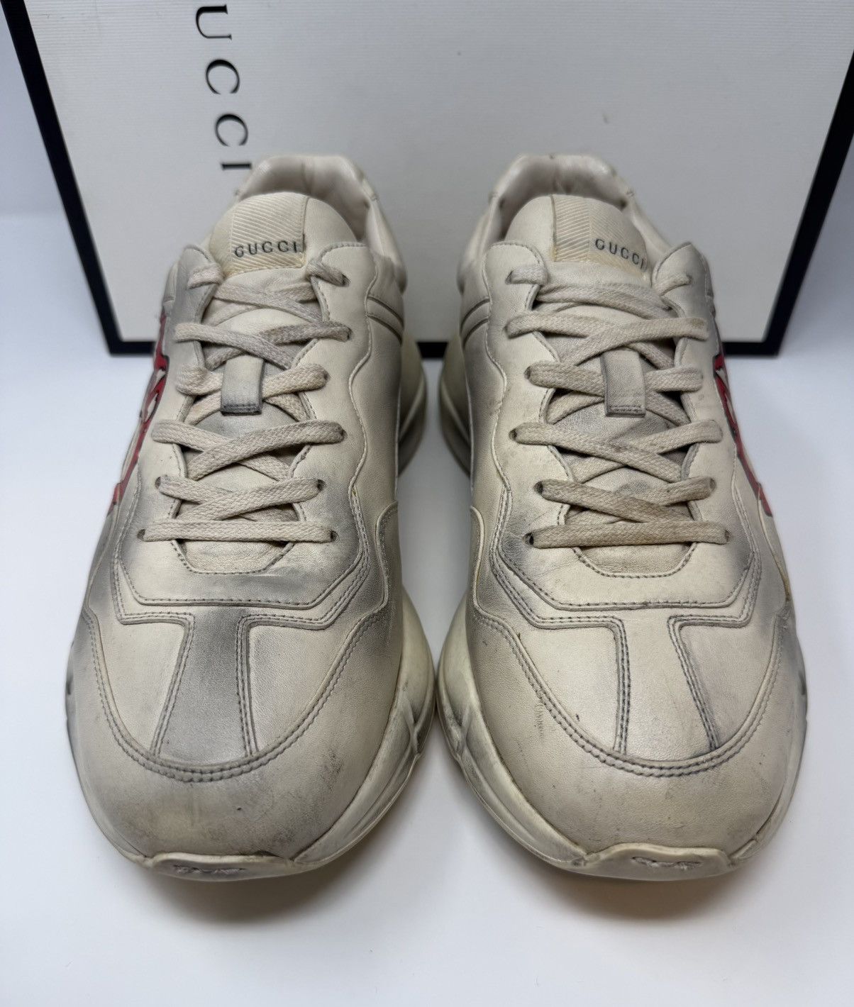 Gucci Gucci Rhyton Lips Leather Sneaker Size US 10.5 / EU 43-44 - 2 Thumbnail