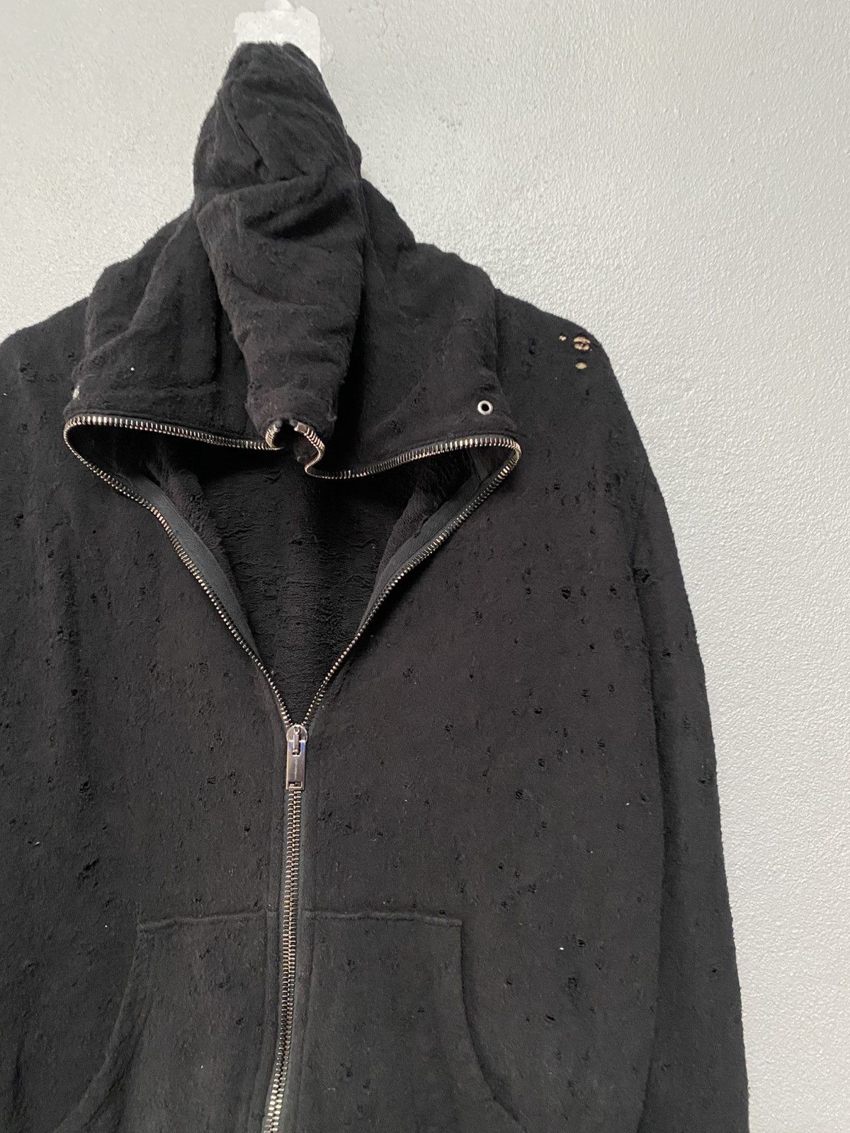junhashimoto Junhashimoto distressed hoodie full zipper J5 Size US L / EU 52-54 / 3 - 14 Thumbnail
