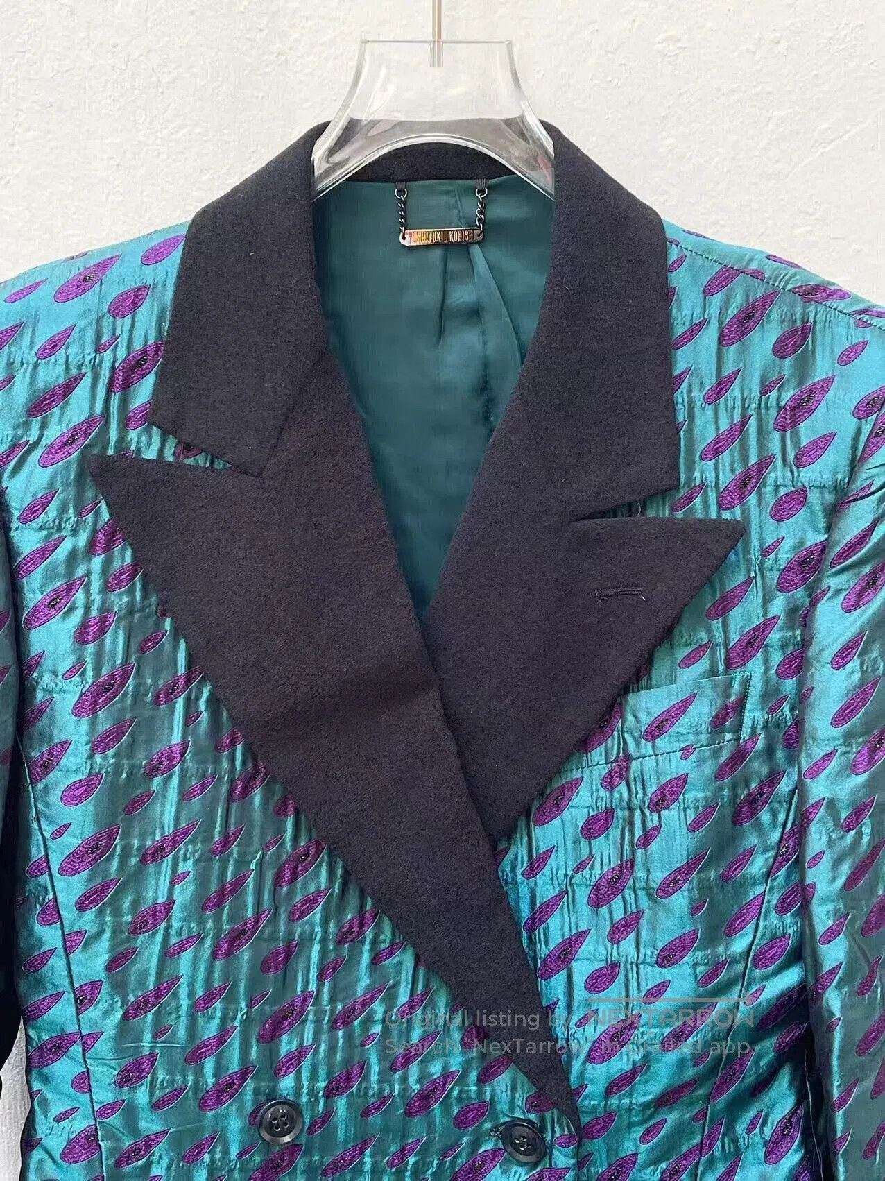 Yoshiyuki Konishi Yoshiyuki Konishi Silk Embroidered Trench Coat. Size S / US 4 / IT 40 - 3 Thumbnail
