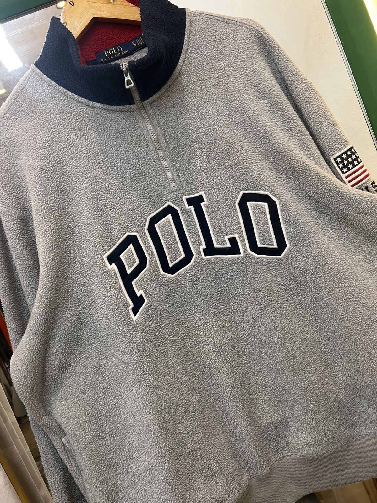 Polo Ralph Lauren Polo Ralph Lauren Half Zipper Sweater Size US XL / EU 56 / 4 - 1 Thumbnail