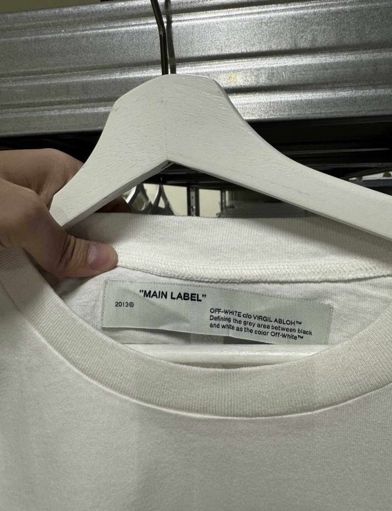 Off-White Off-White Tape Arrow T-Shirt NEW 500$ Size US XL / EU 56 / 4 - 4 Thumbnail