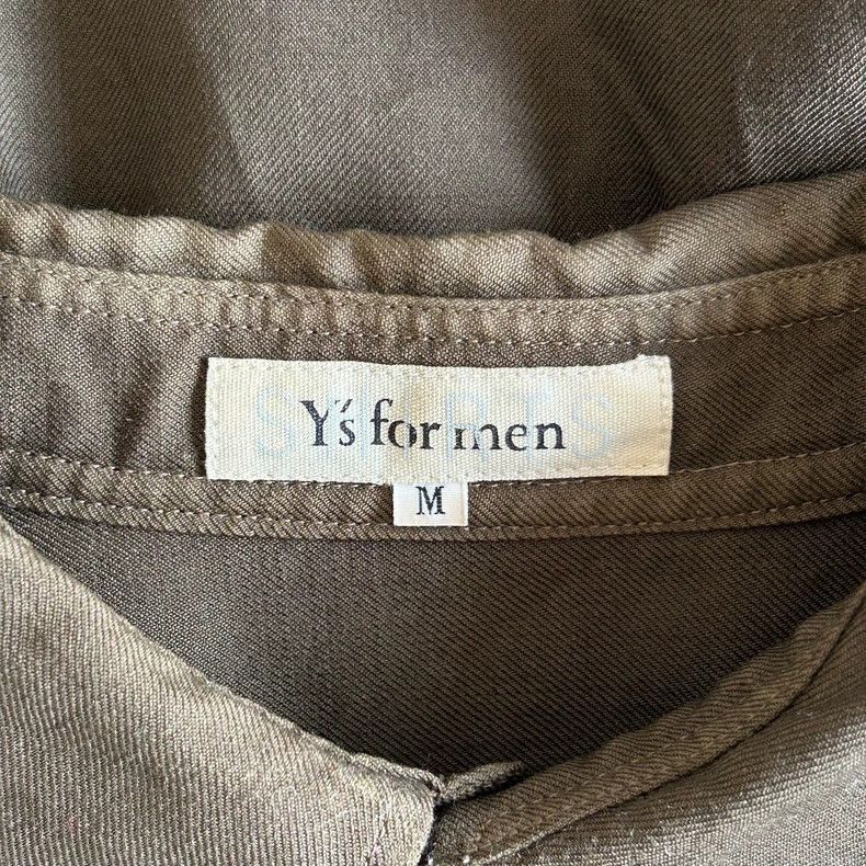 Yohji Yamamoto Yohji Yamamoto Yohji Yamamoto Olive Green Wool Shirt Size US M / EU 48-50 / 2 - 5 Thumbnail