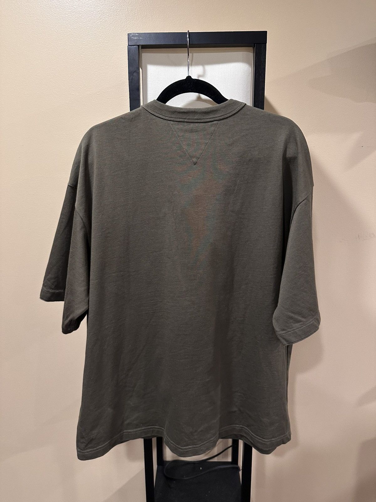 Bottega Veneta Bottega Veneta Olive Green Pocket Short Sleeve Tee Size US L / EU 52-54 / 3 - 2 Thumbnail