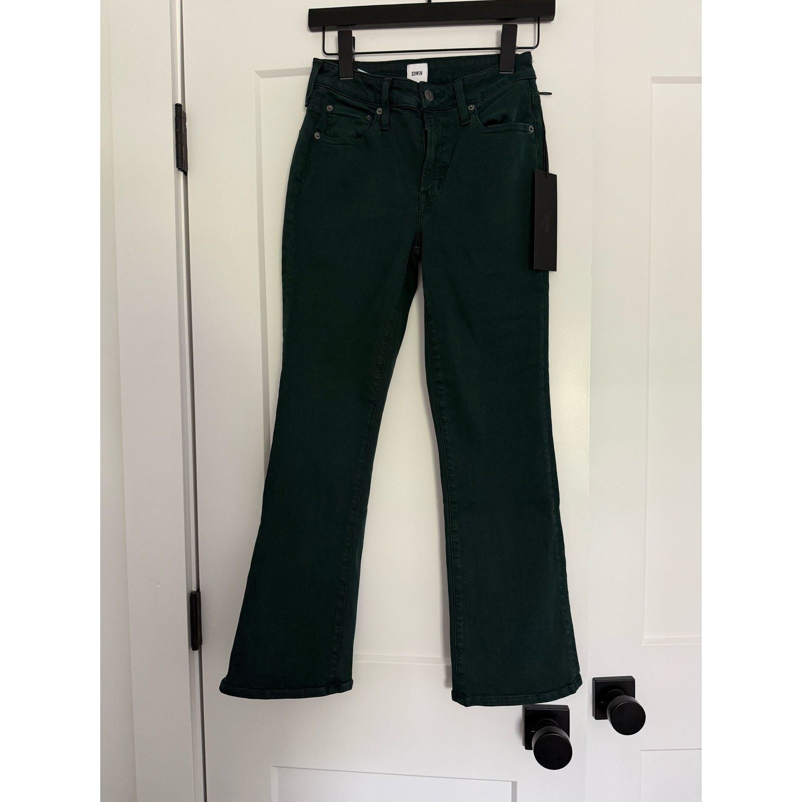 Edwin $188 New Edwin Lark Ankle Bootcut jeans - Size 25 - Green Size 25" / US 0 / IT 36 - 1 Thumbnail