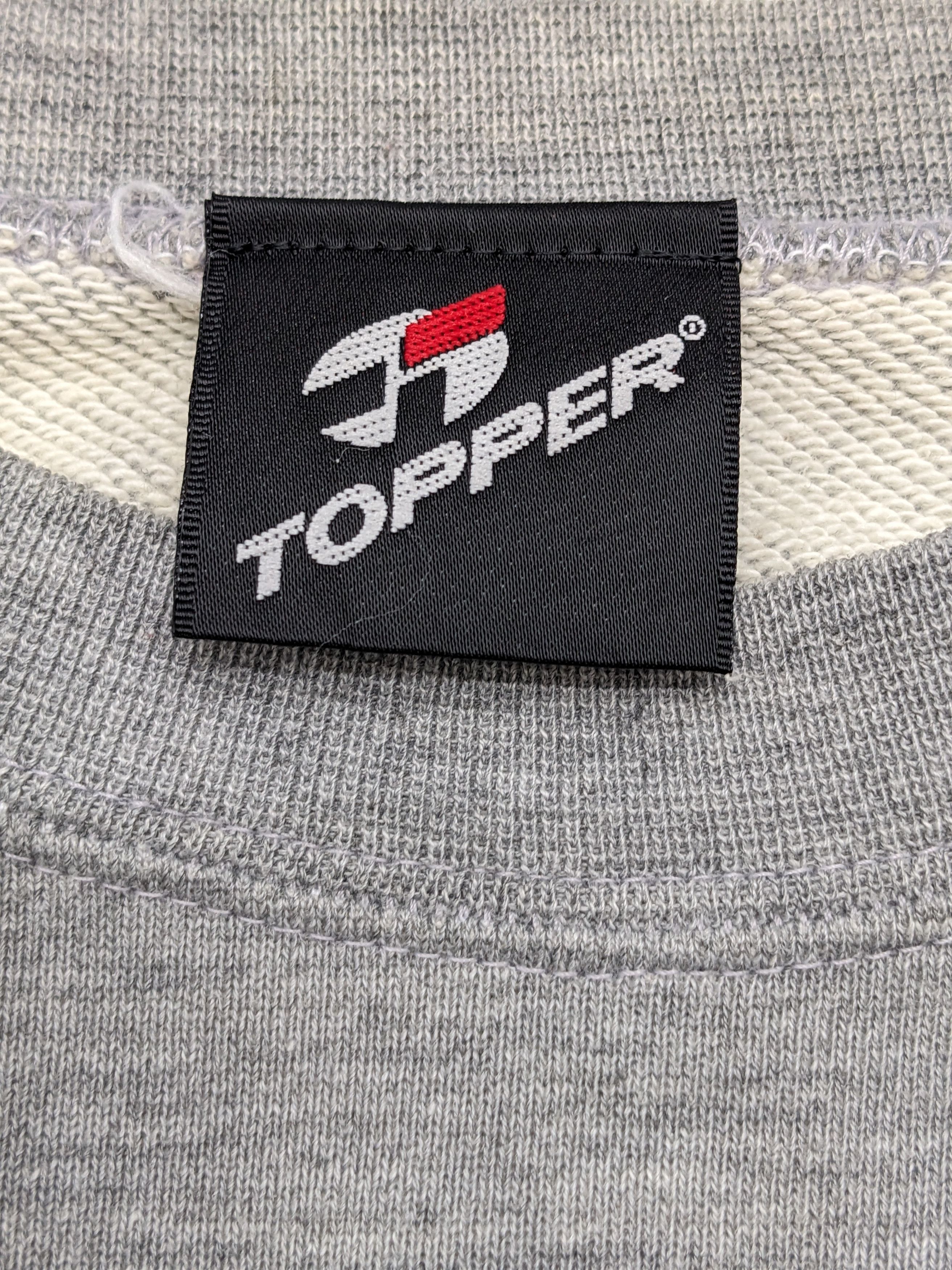Vintage Vintage 1990 Topper Brasil Football País do Futebol Crewneck Size US XL / EU 56 / 4 - 10 Thumbnail
