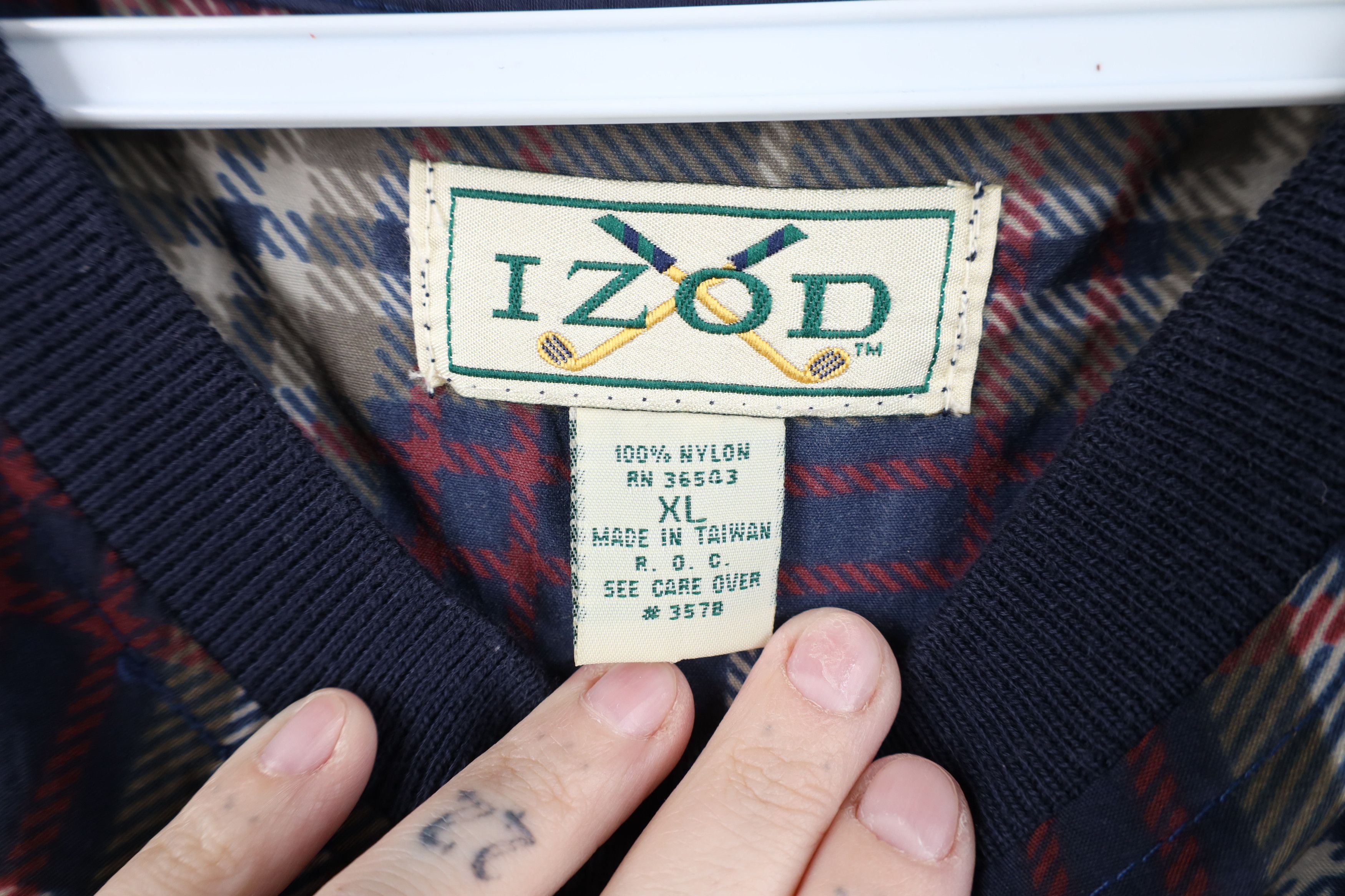 Izod Vintage 90s Izod Golf Golfing Pullover Windbreaker Jacket Size US XL / EU 56 / 4 - 5 Thumbnail