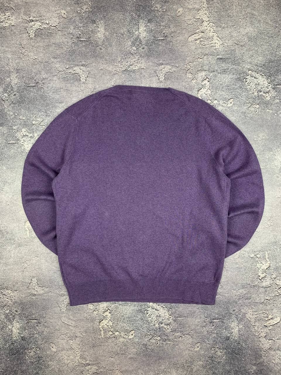 Polo Ralph Lauren Polo Ralph Lauren Men’s V-Neck Sweater Purple Pima Cotton Size US M / EU 48-50 / 2 - 11 Thumbnail