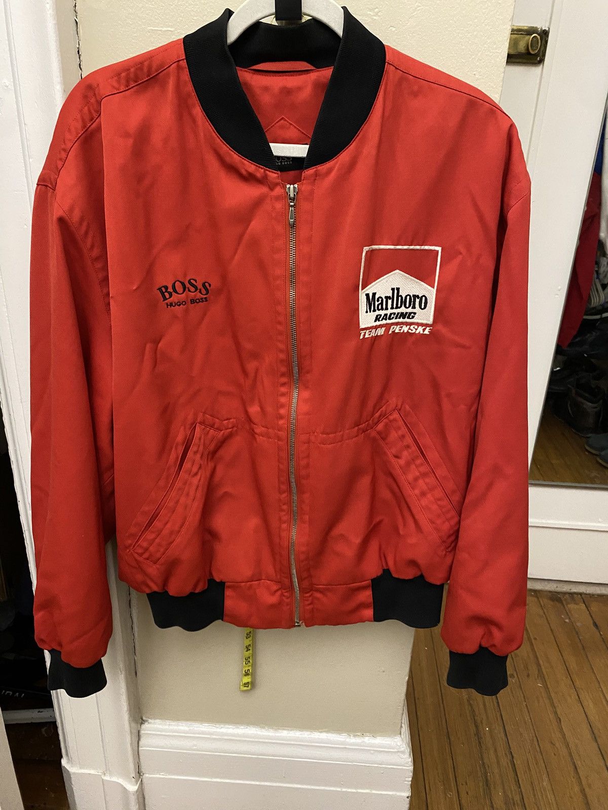 Marlboro vintage 1990s Boss Hugo Boss Marlboro bomber jacket Size US M / EU 48-50 / 2 - 2 Thumbnail
