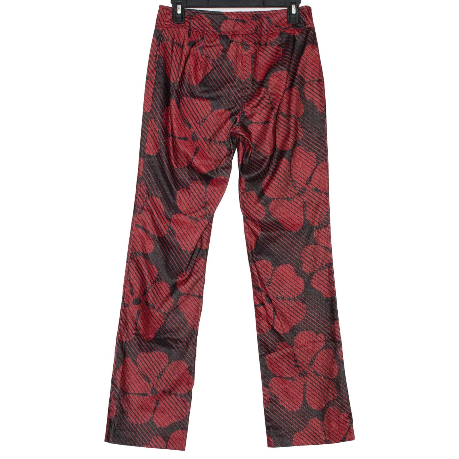 Express Express Pants Y2K Tropical Hawaiian Floral Red Black 3/4 Size 27" / US 4 / IT 40 - 2 Thumbnail