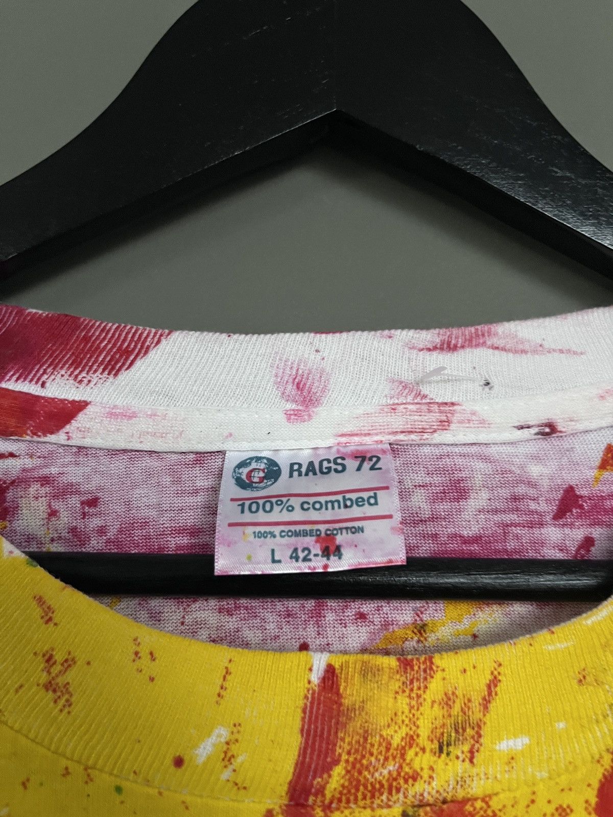The Rolling Stones × Vintage The Rolling Stones Vintage Single Stitch Tie Dye T-shirt Size US L / EU 52-54 / 3 - 5 Thumbnail