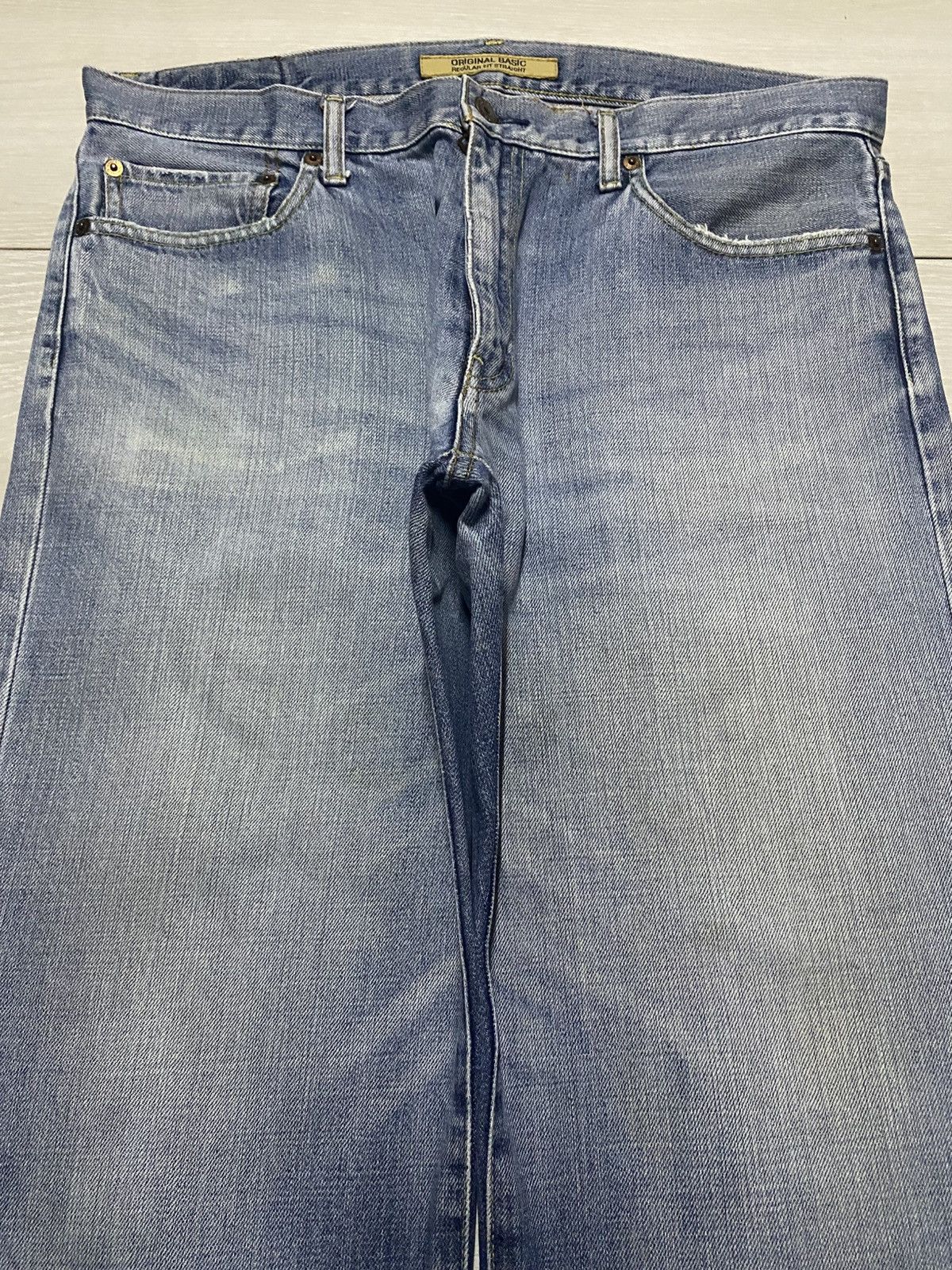Japanese Brand Vintage Japanese Brand Uniqlo S002 Fade Wash Baggy Jeans Size US 36 / EU 52 - 3 Thumbnail